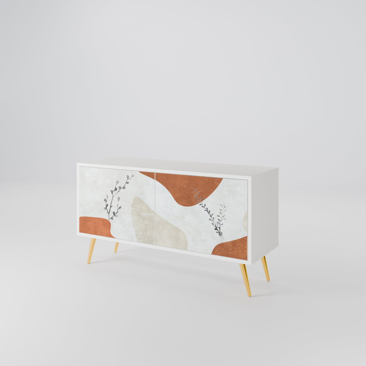 TRANQUIL TWIG Compact 2-Door TV Cabinet