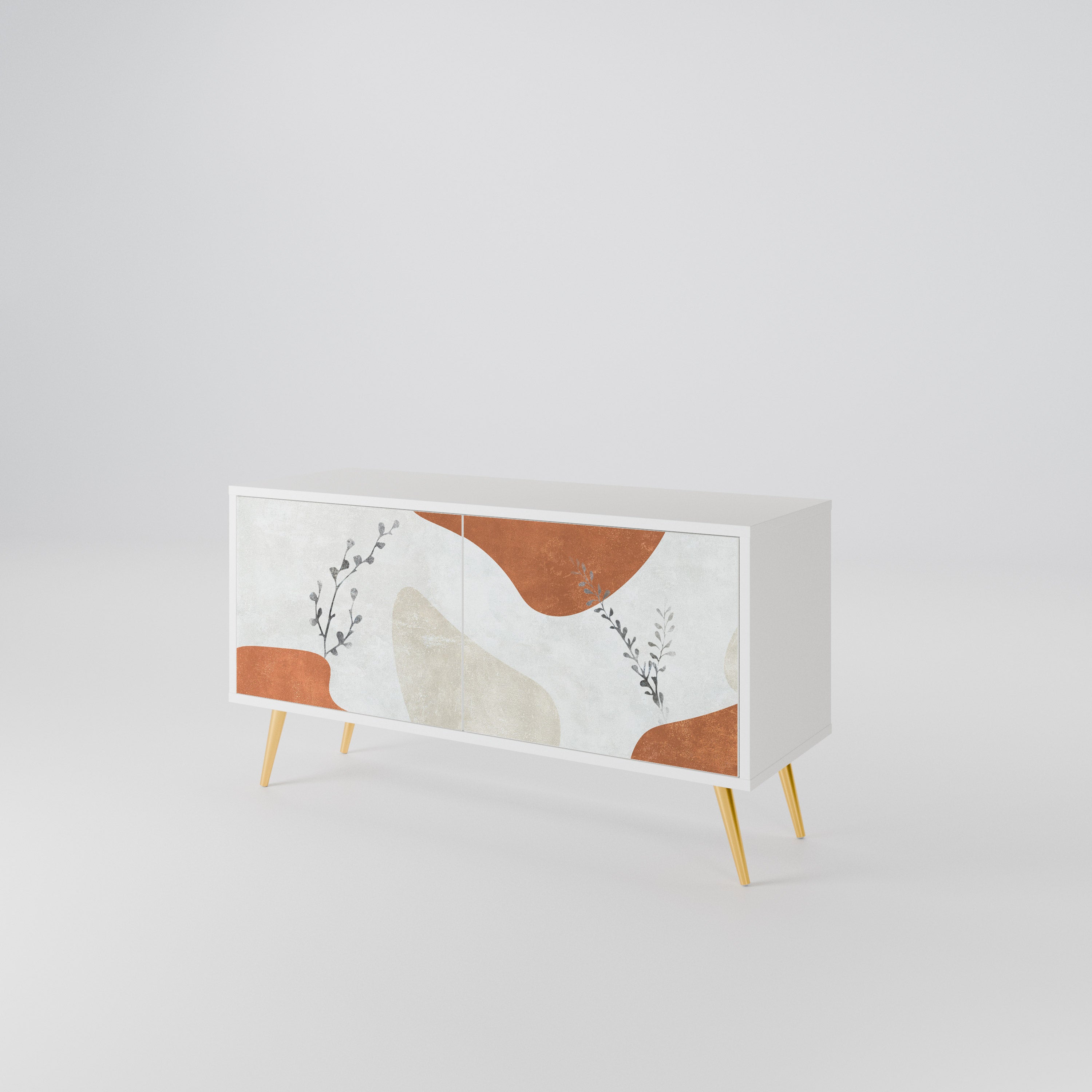 TRANQUIL TWIG Compact 2-Door TV Cabinet