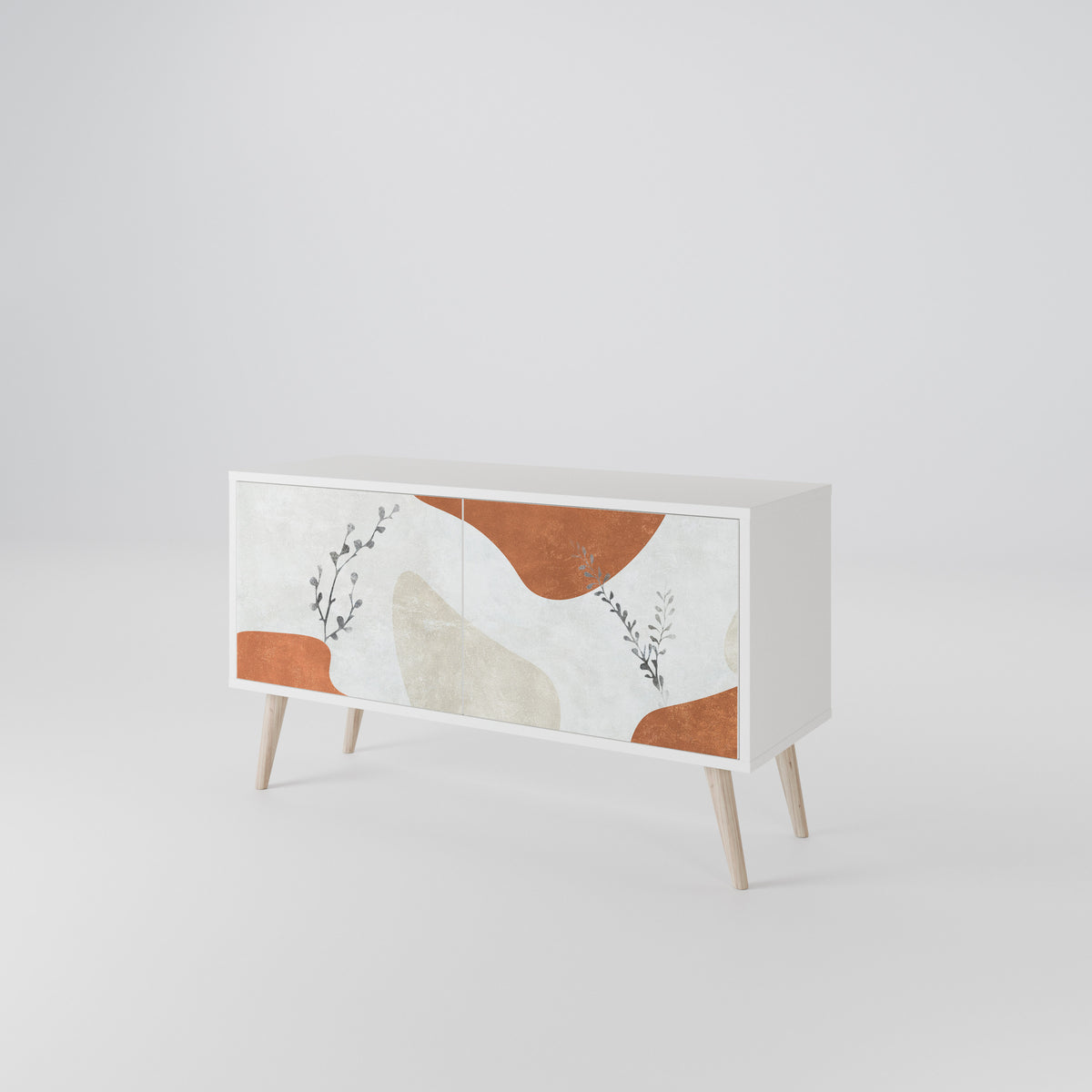 TRANQUIL TWIG Compact 2-Door TV Cabinet