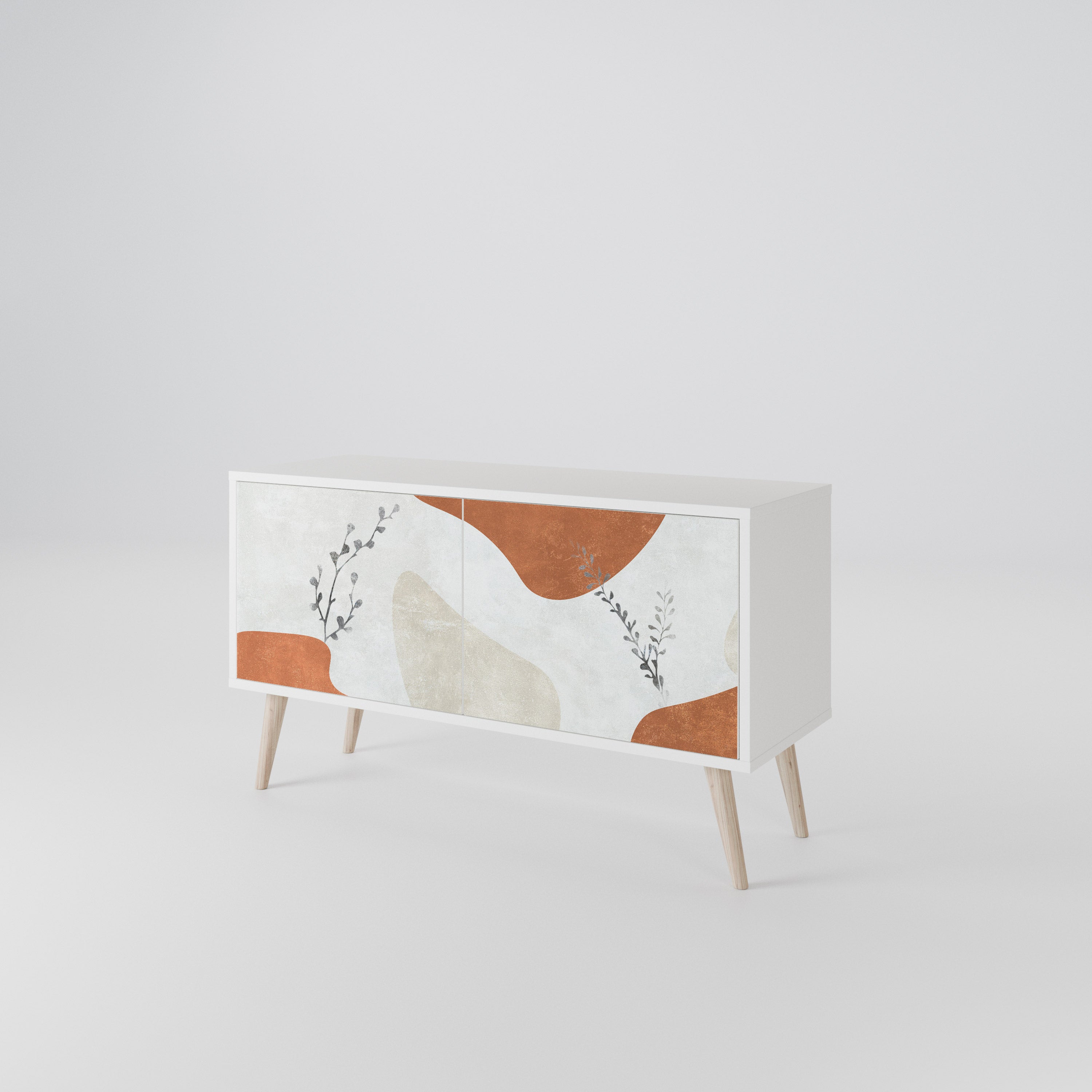 TRANQUIL TWIG Compact 2-Door TV Cabinet