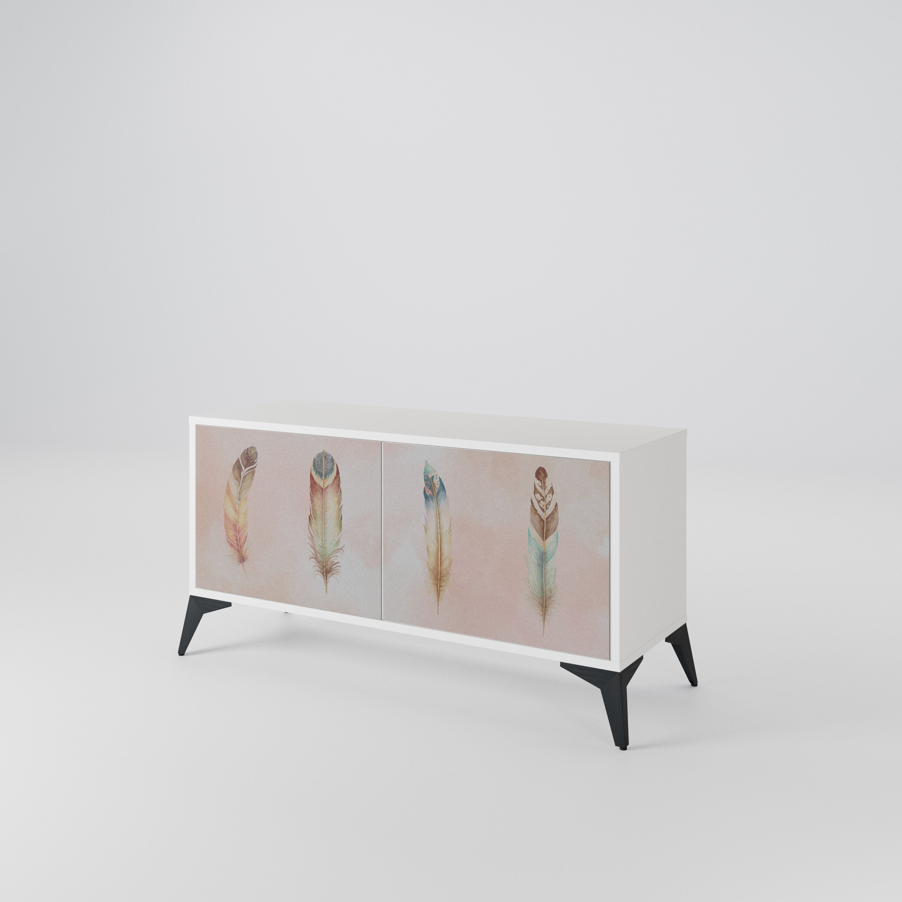 THE DELIQUESCE Compact 2-Door TV Cabinet