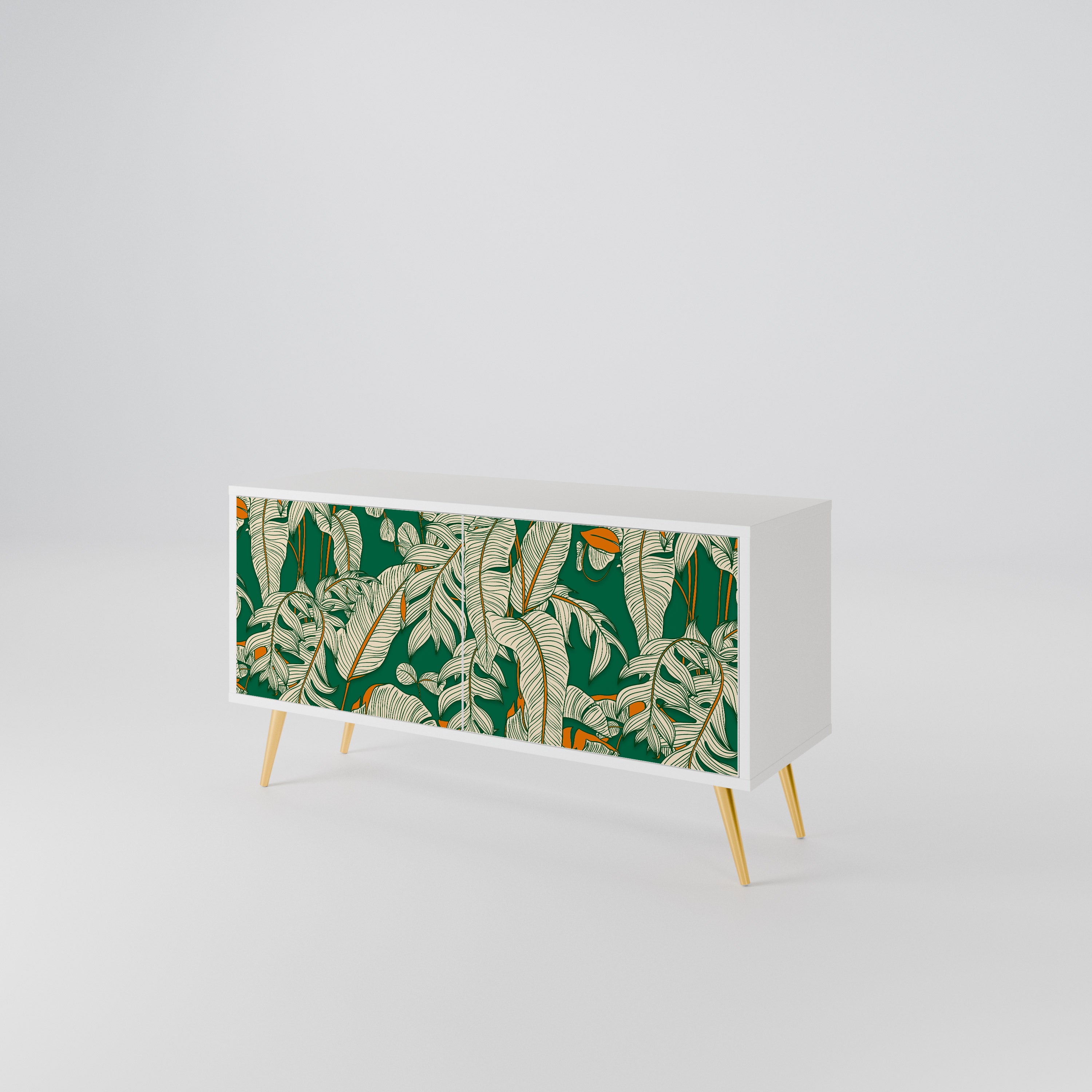 VERDANT PLEASURES Compact 2-Door TV Cabinet