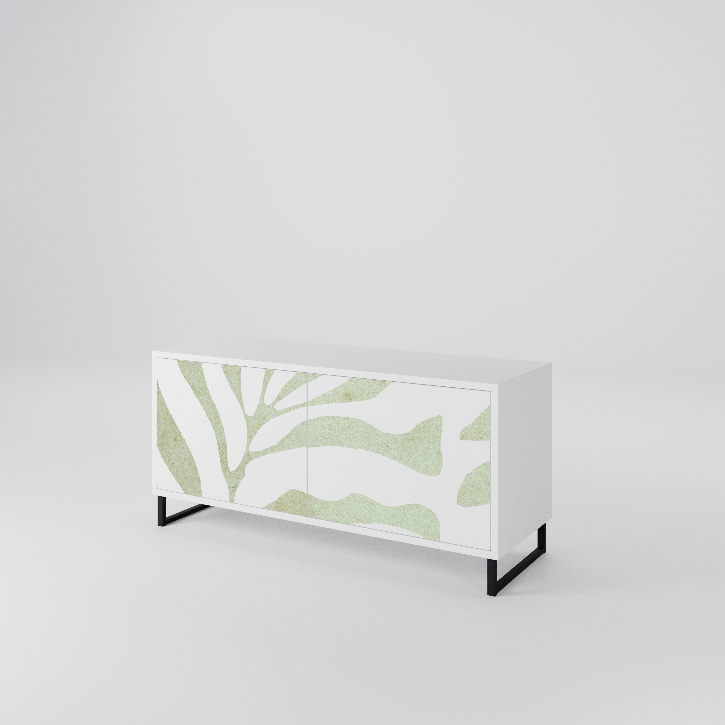 BOTANICAL SPARK Compact 2-Door TV Cabinet