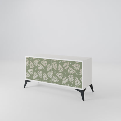LEAVES ON GREEN Compact 2-Door TV Cabinet