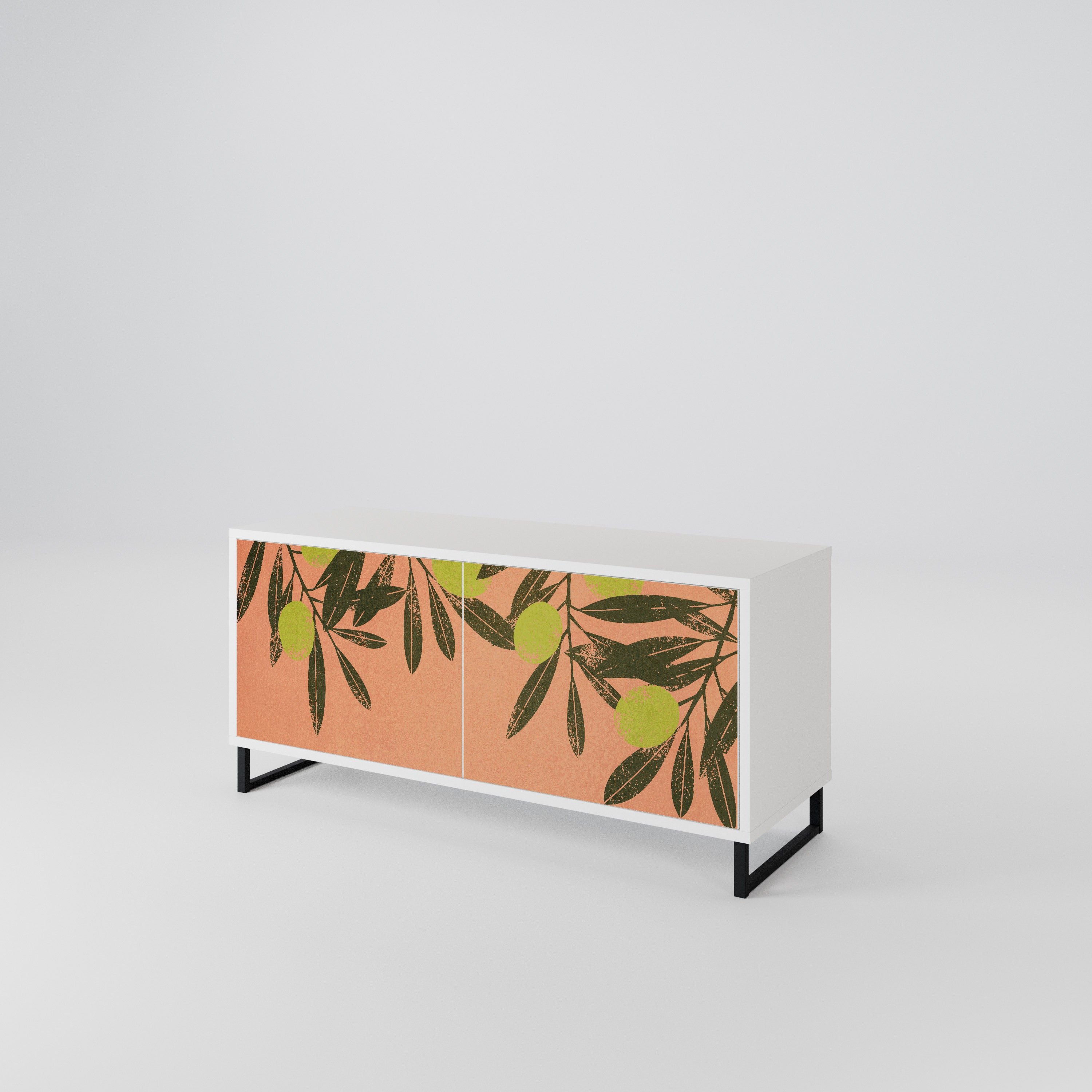 JUICY OLIVES Compact 2-Door TV Cabinet