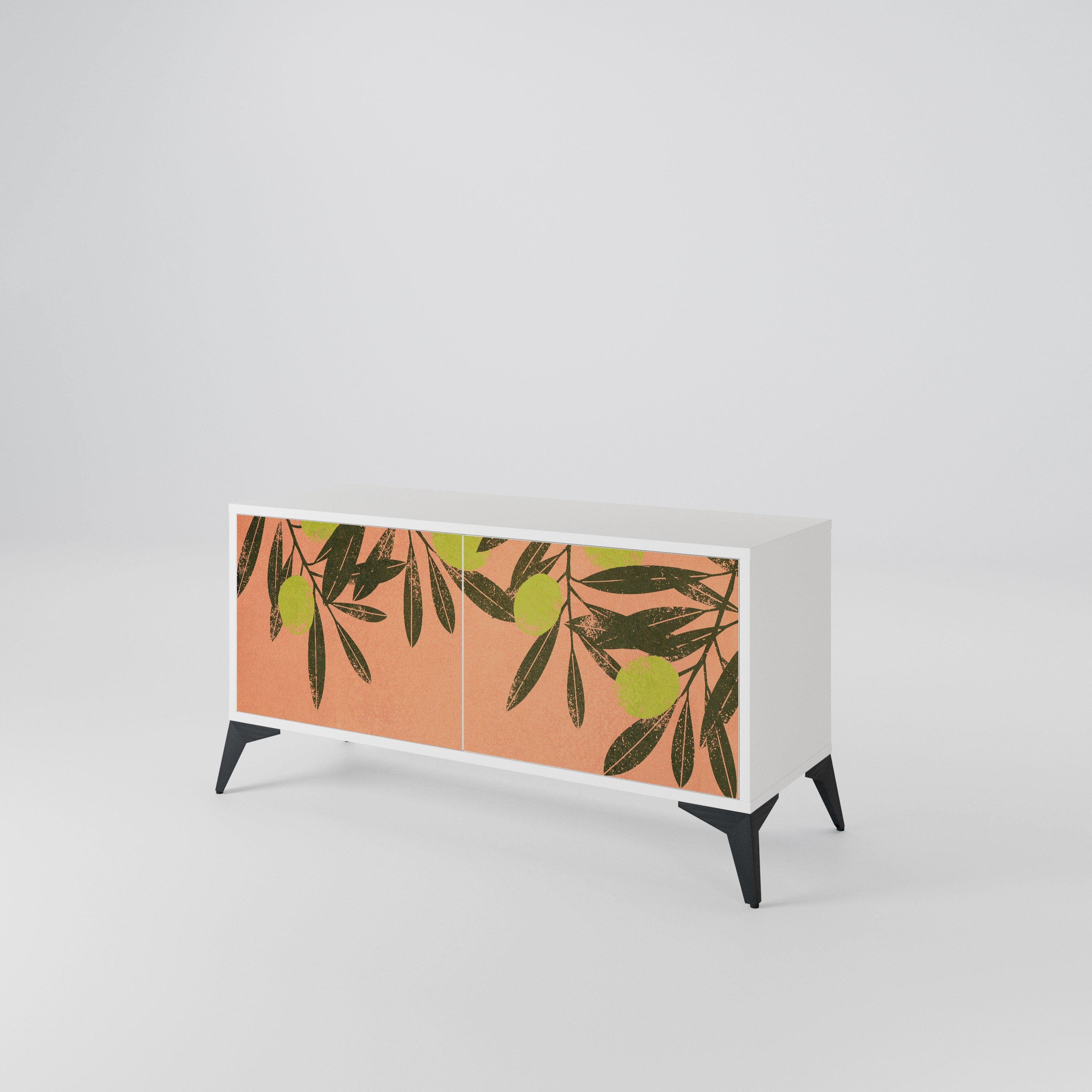 JUICY OLIVES Compact 2-Door TV Cabinet