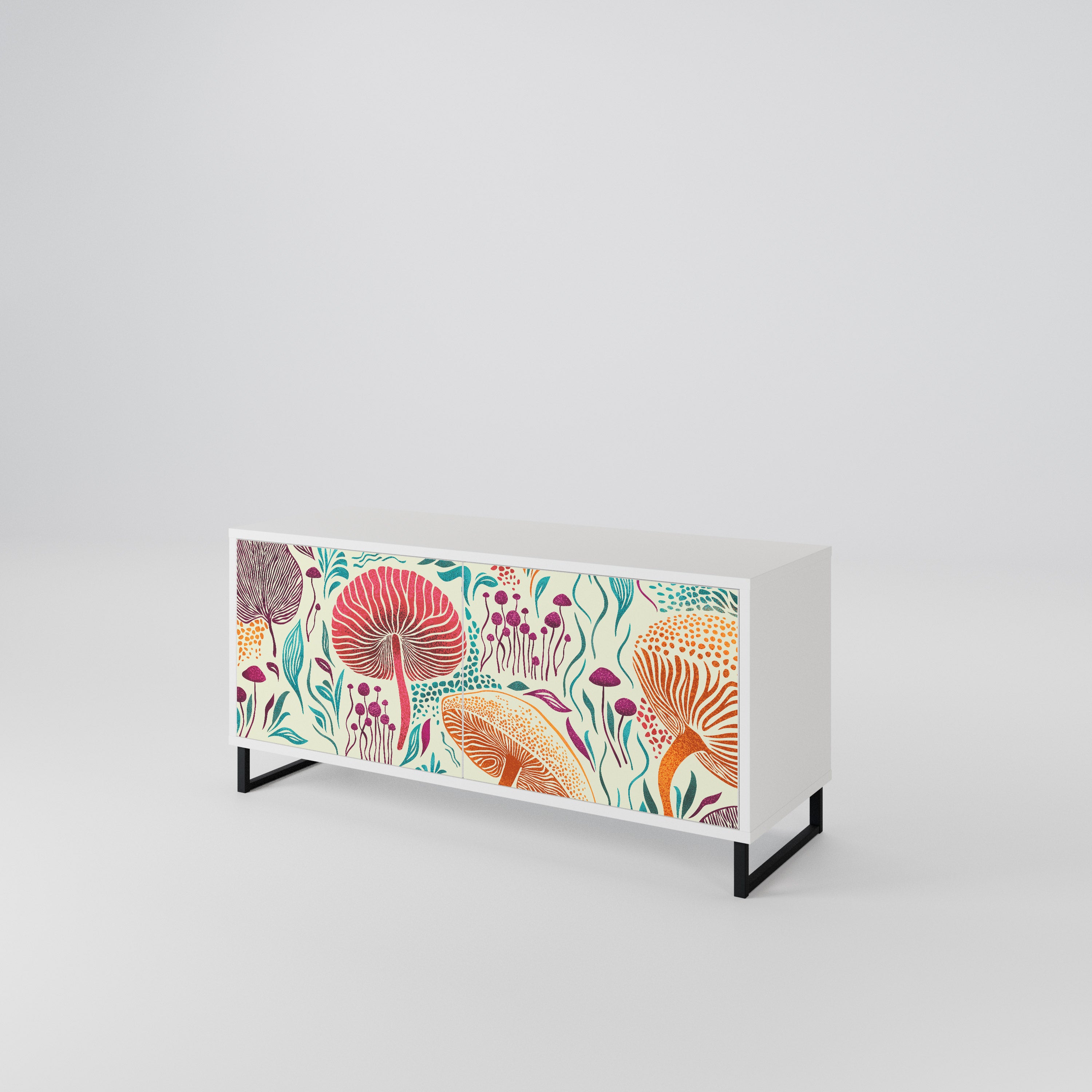FUNGUS FANTASY Compact 2-Door TV Cabinet