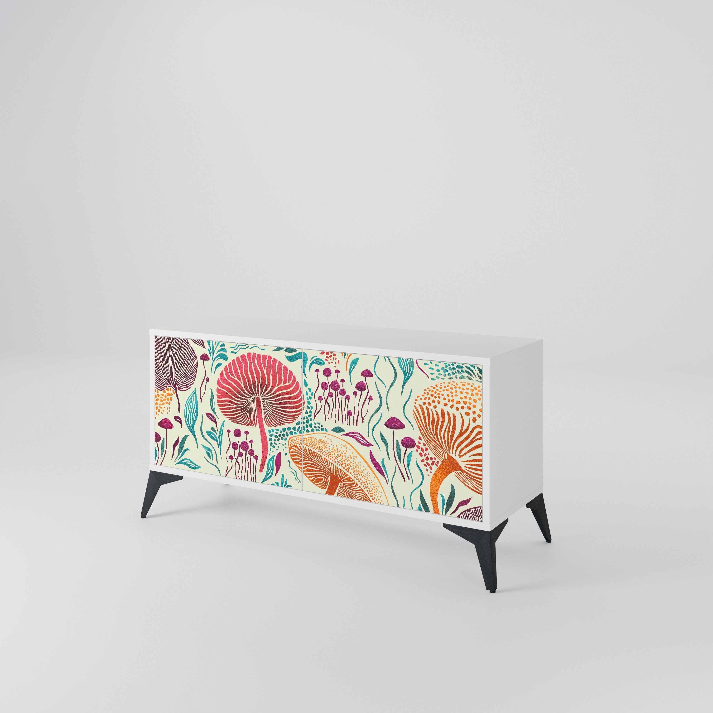 FUNGUS FANTASY Compact 2-Door TV Cabinet