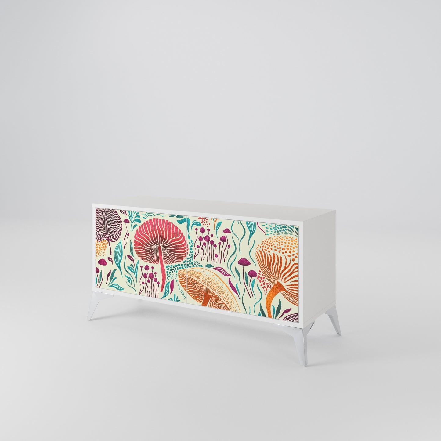 FUNGUS FANTASY Compact 2-Door TV Cabinet