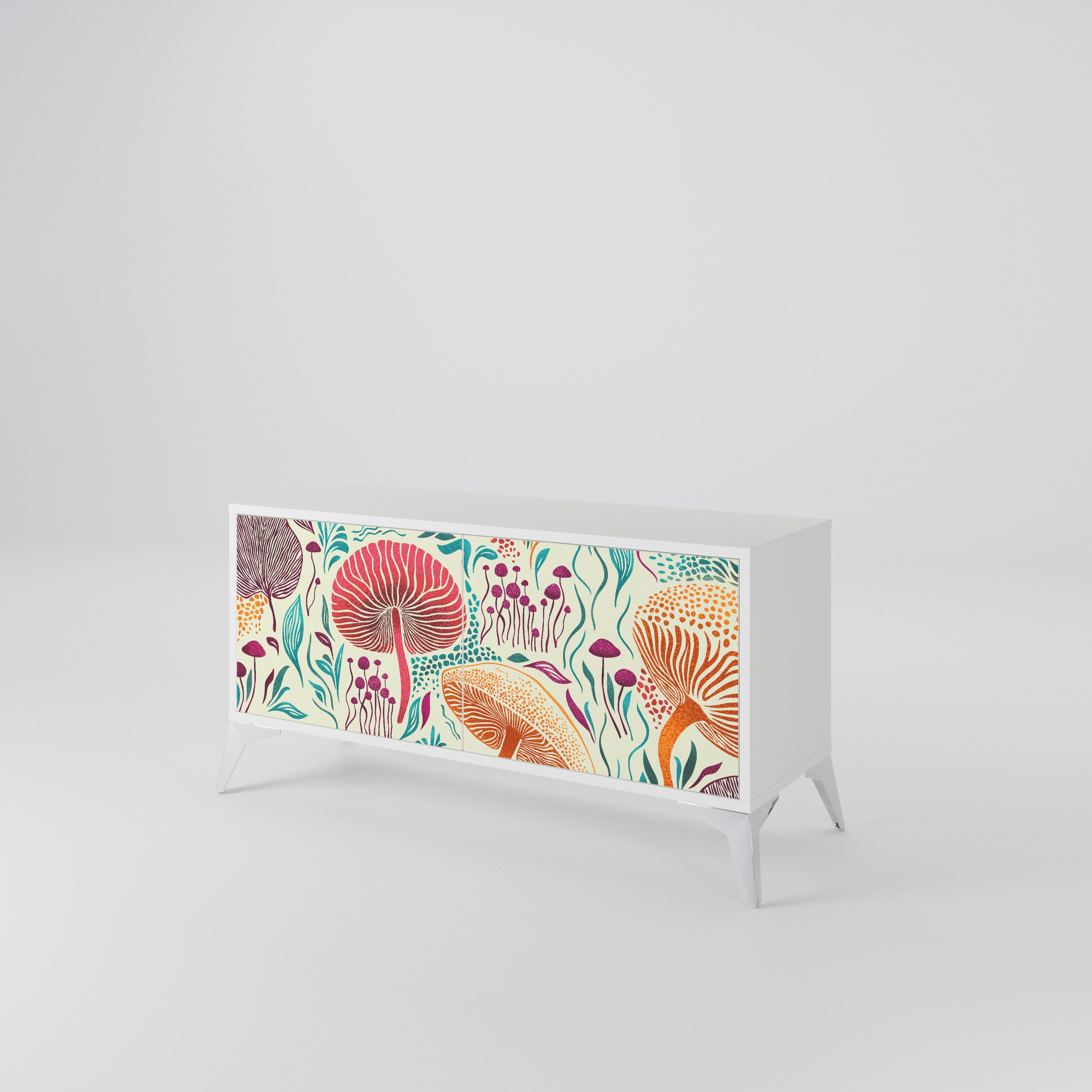 FUNGUS FANTASY Compact 2-Door TV Cabinet