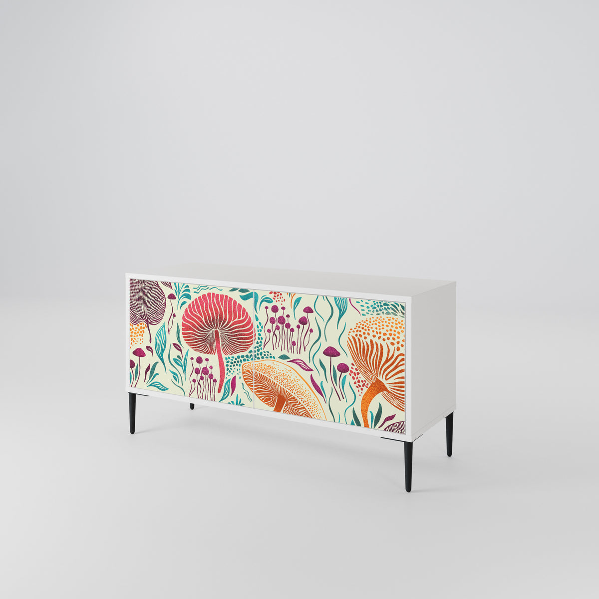 FUNGUS FANTASY Compact 2-Door TV Cabinet