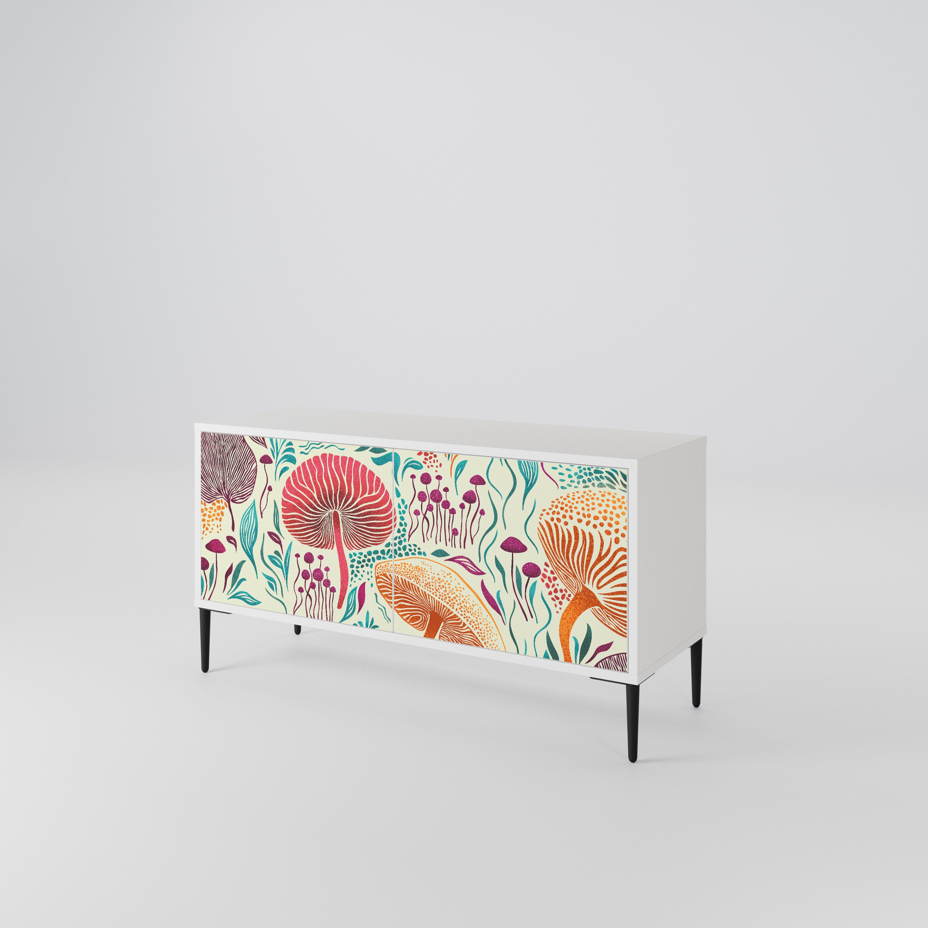 FUNGUS FANTASY Compact 2-Door TV Cabinet