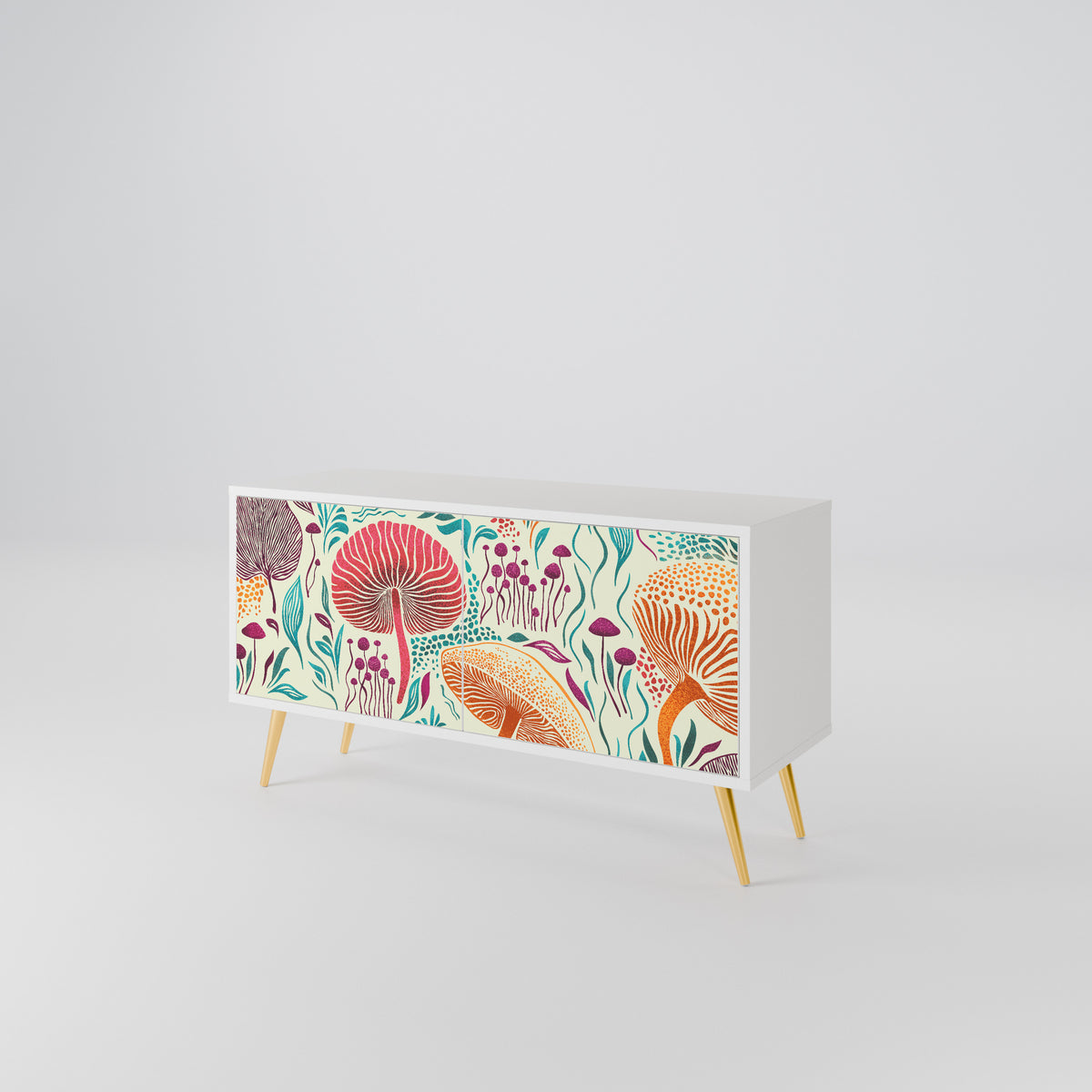 FUNGUS FANTASY Compact 2-Door TV Cabinet
