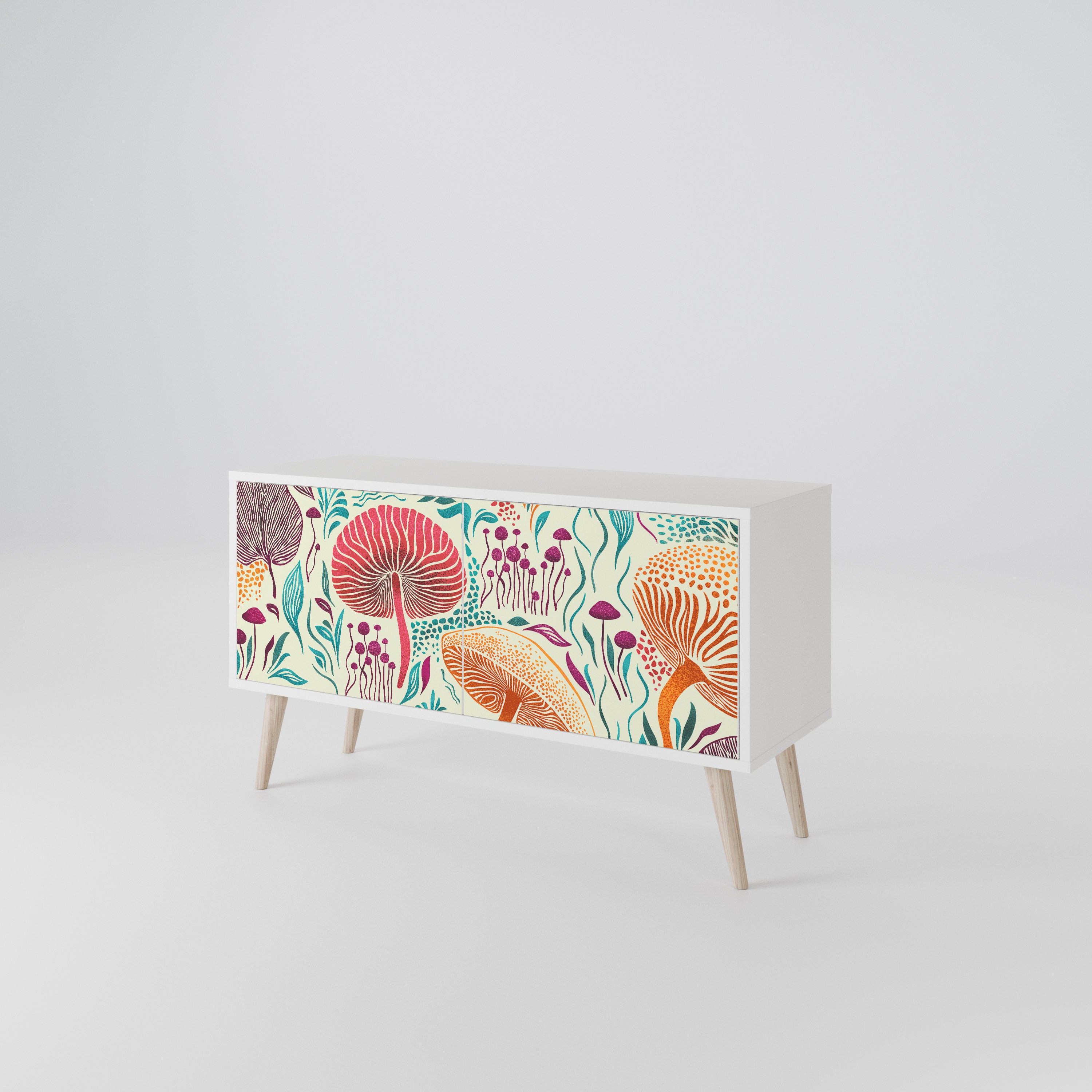 FUNGUS FANTASY Compact 2-Door TV Cabinet