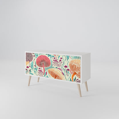 FUNGUS FANTASY Compact 2-Door TV Cabinet