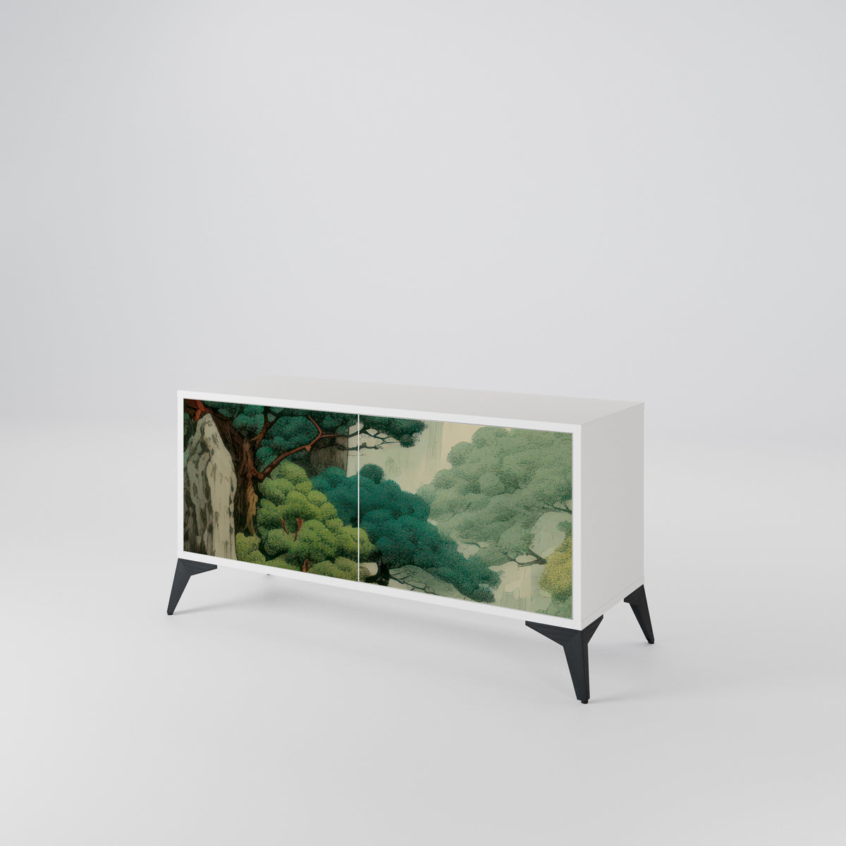 VERDURE ABYSS Compact 2-Door TV Cabinet