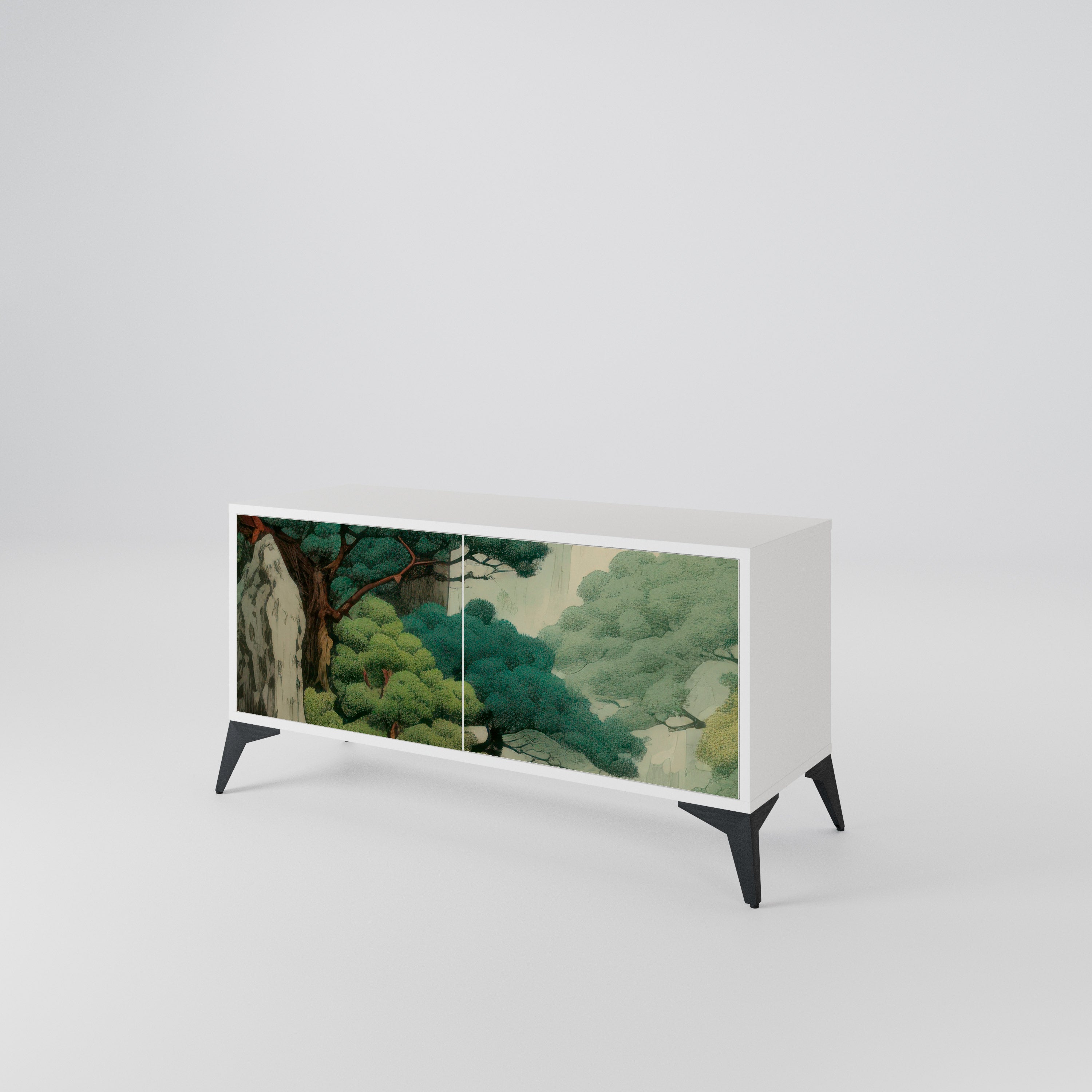 VERDURE ABYSS Compact 2-Door TV Cabinet