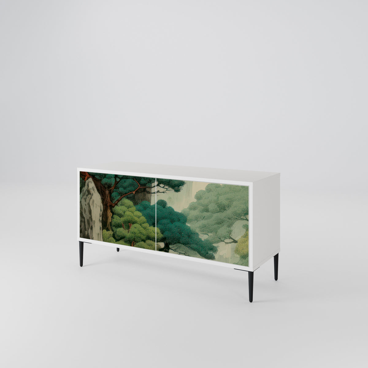 VERDURE ABYSS Compact 2-Door TV Cabinet