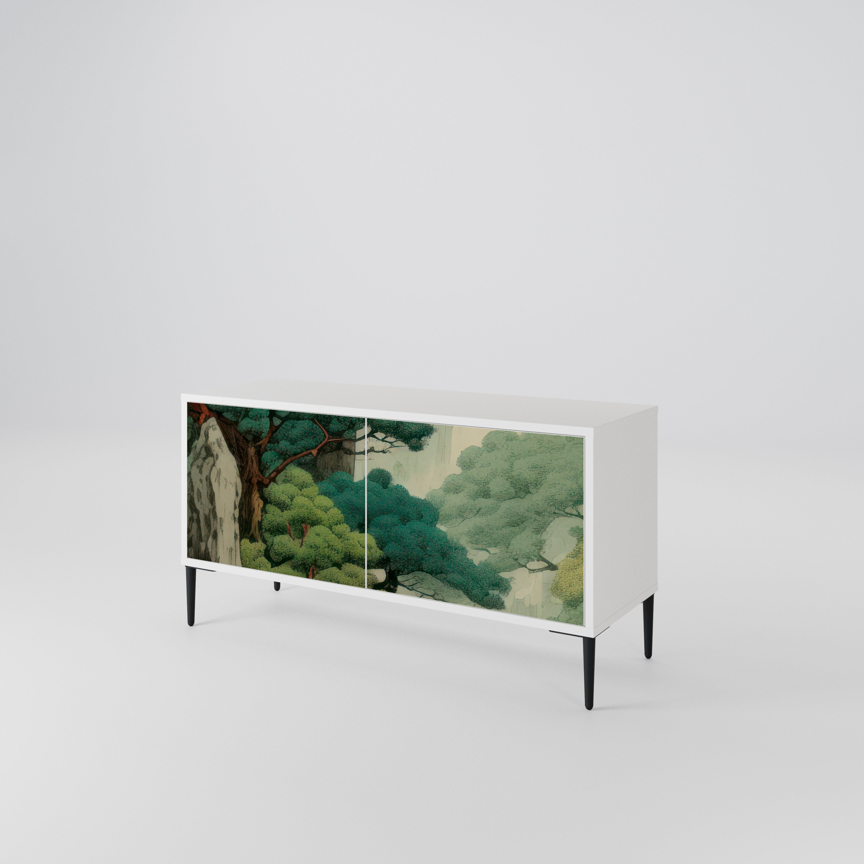 VERDURE ABYSS Compact 2-Door TV Cabinet