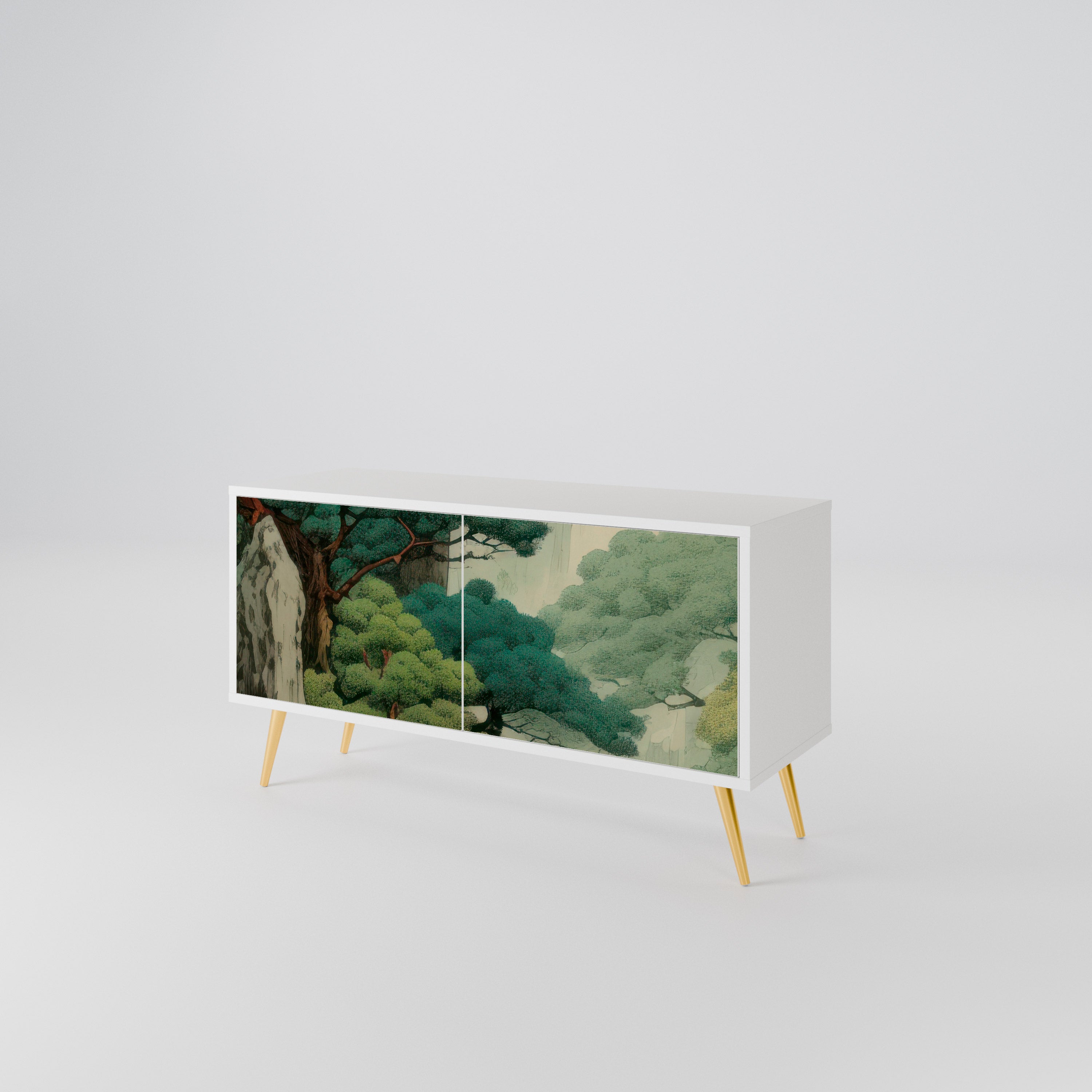 VERDURE ABYSS Compact 2-Door TV Cabinet