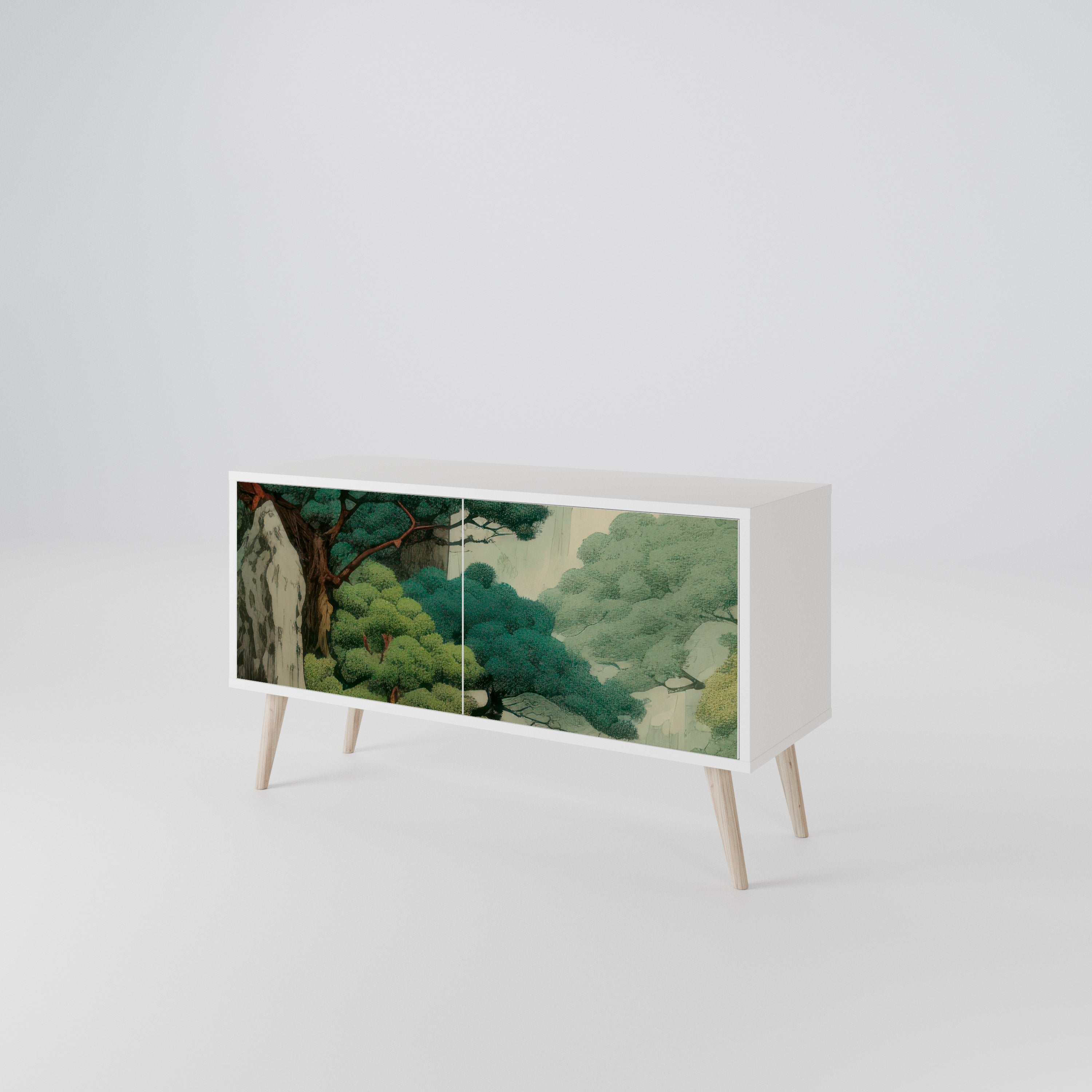 VERDURE ABYSS Compact 2-Door TV Cabinet