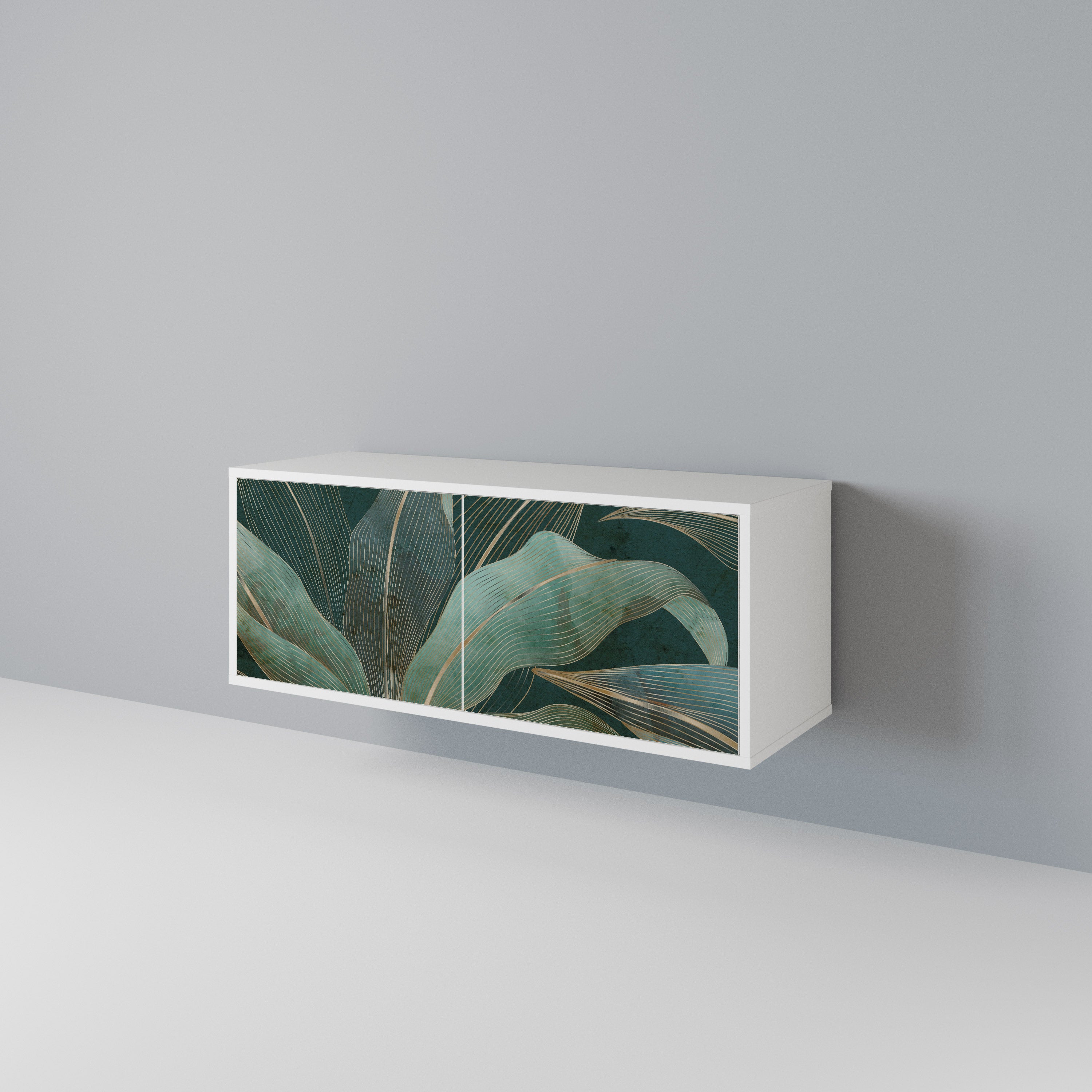 ROYAL GREEN Compact 2-Door TV Cabinet