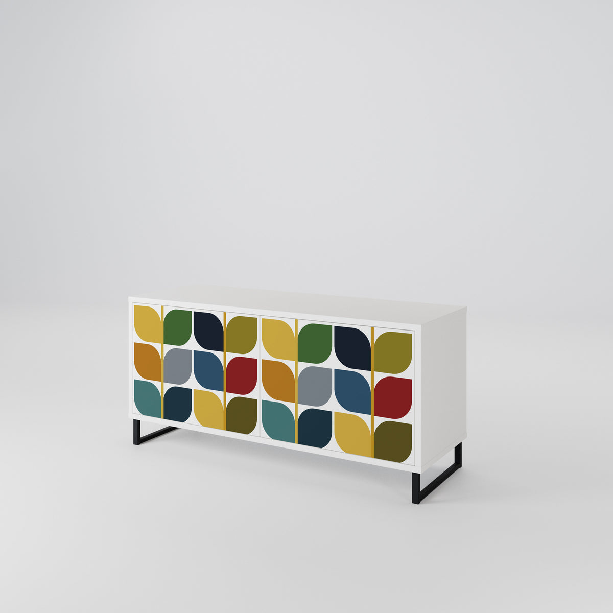 WEIGHTLESS HOURS Compact 2-Door TV Cabinet