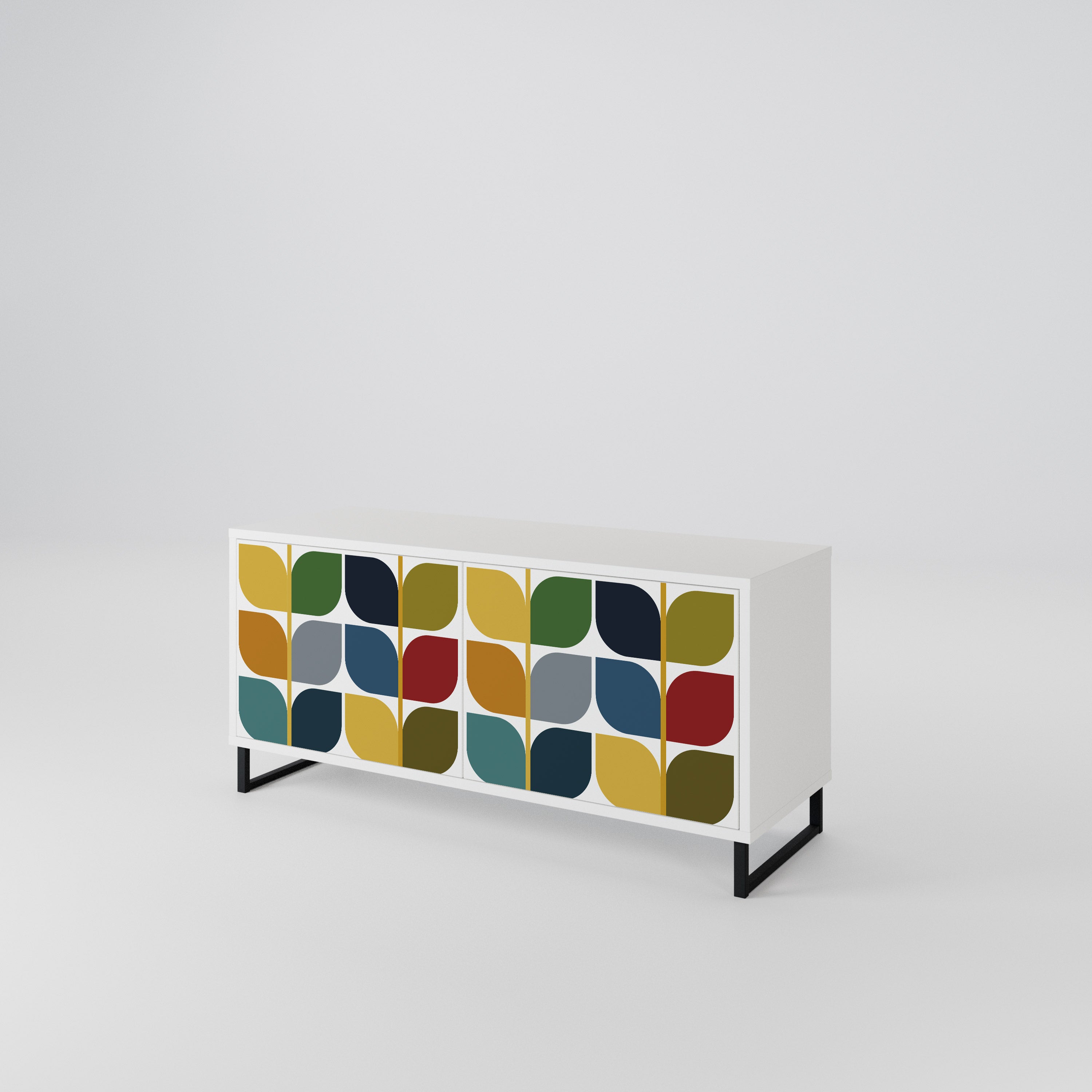 WEIGHTLESS HOURS Compact 2-Door TV Cabinet