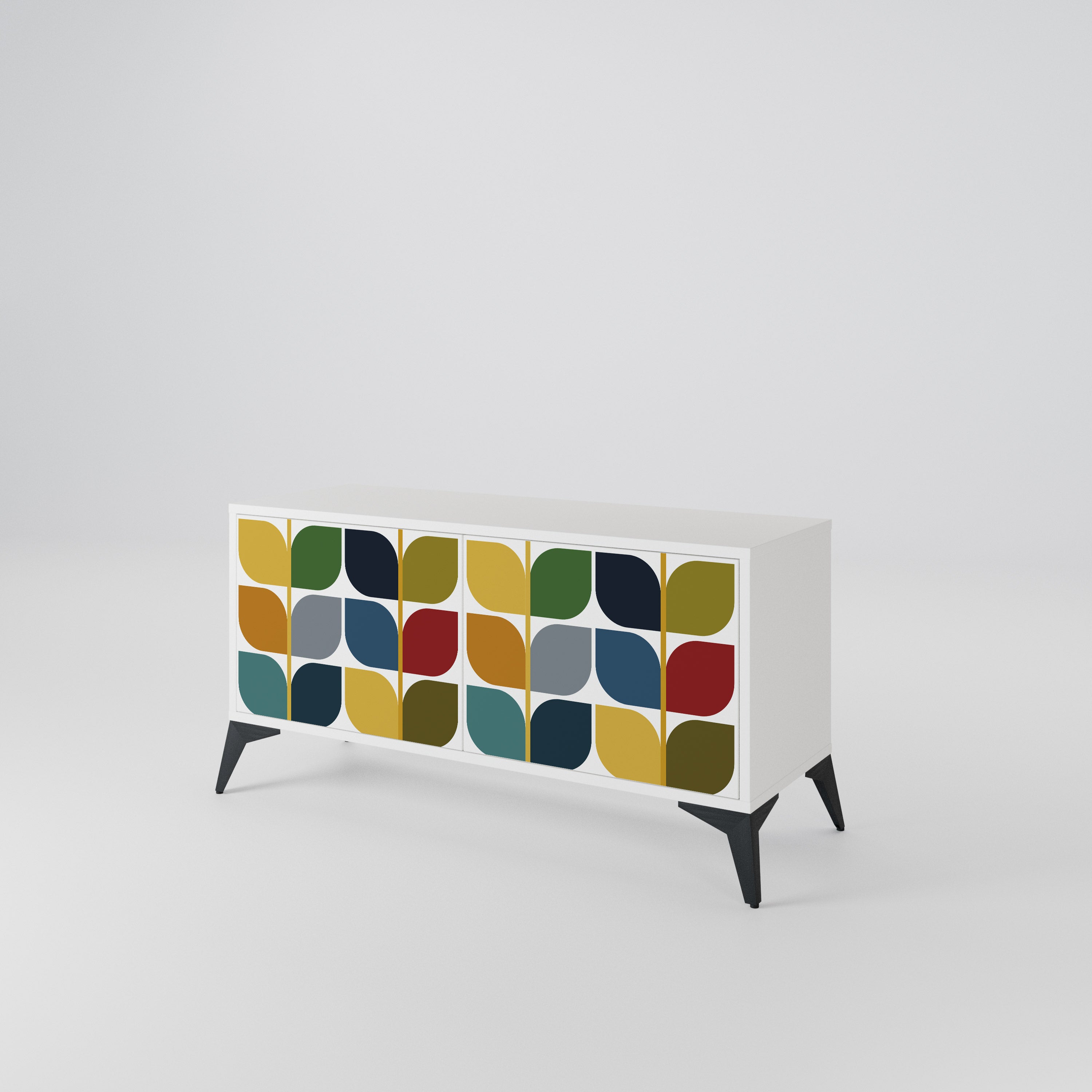 WEIGHTLESS HOURS Compact 2-Door TV Cabinet