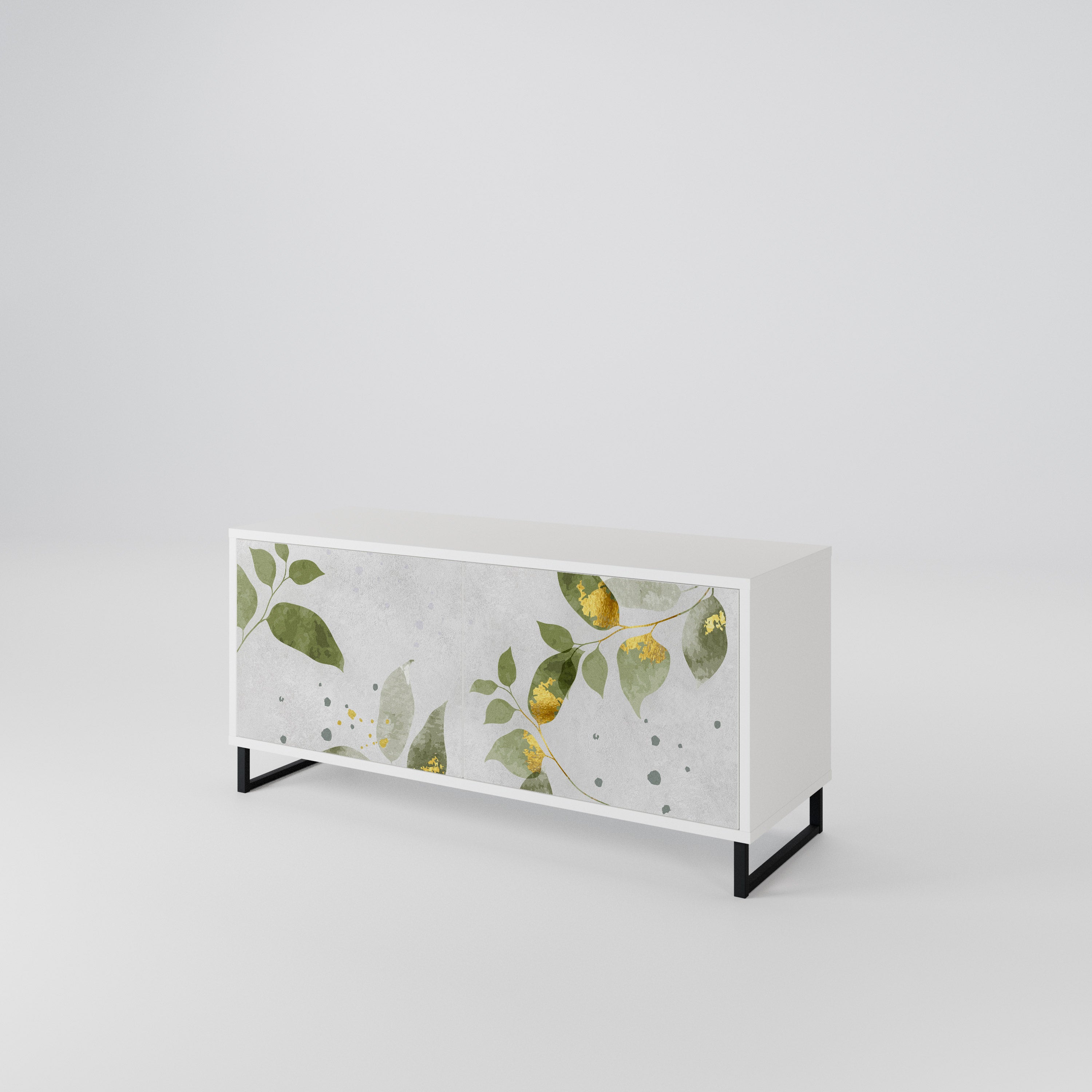 ELEGANT BOTANICS Compact 2-Door TV Cabinet