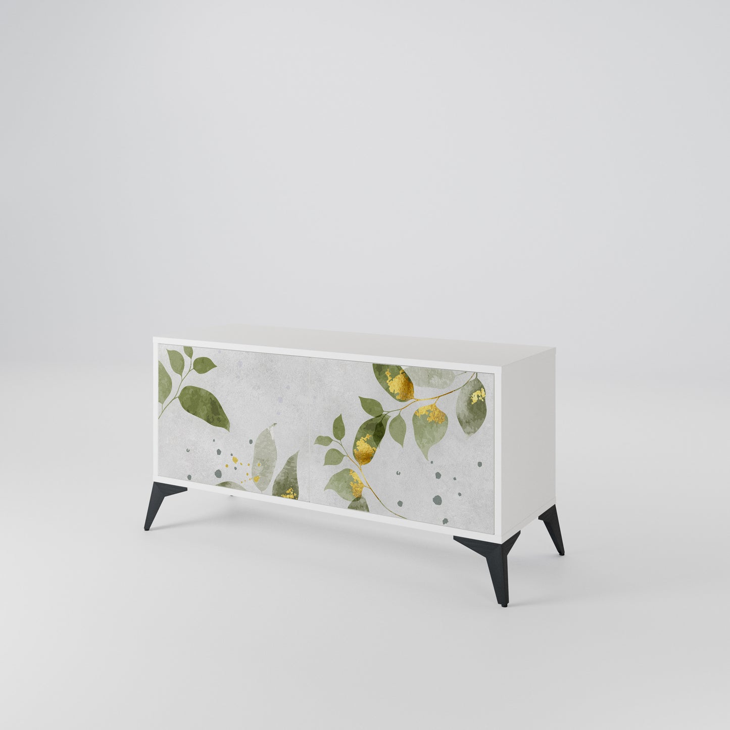 ELEGANT BOTANICS Compact 2-Door TV Cabinet