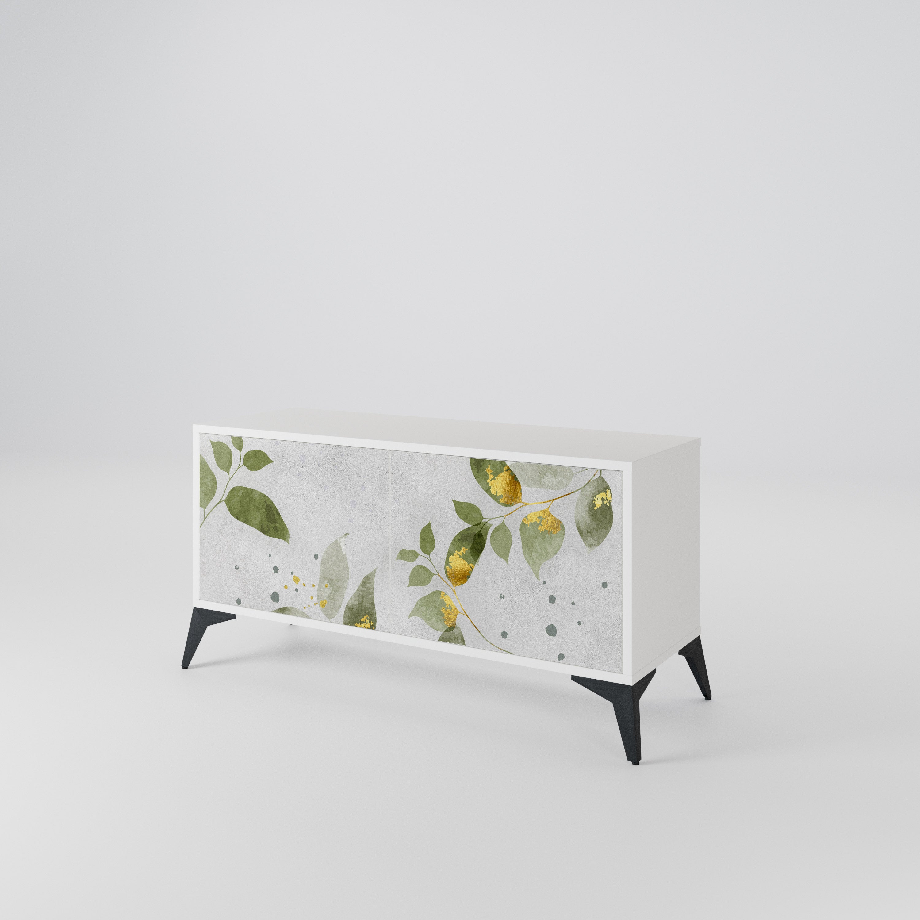 ELEGANT BOTANICS Compact 2-Door TV Cabinet