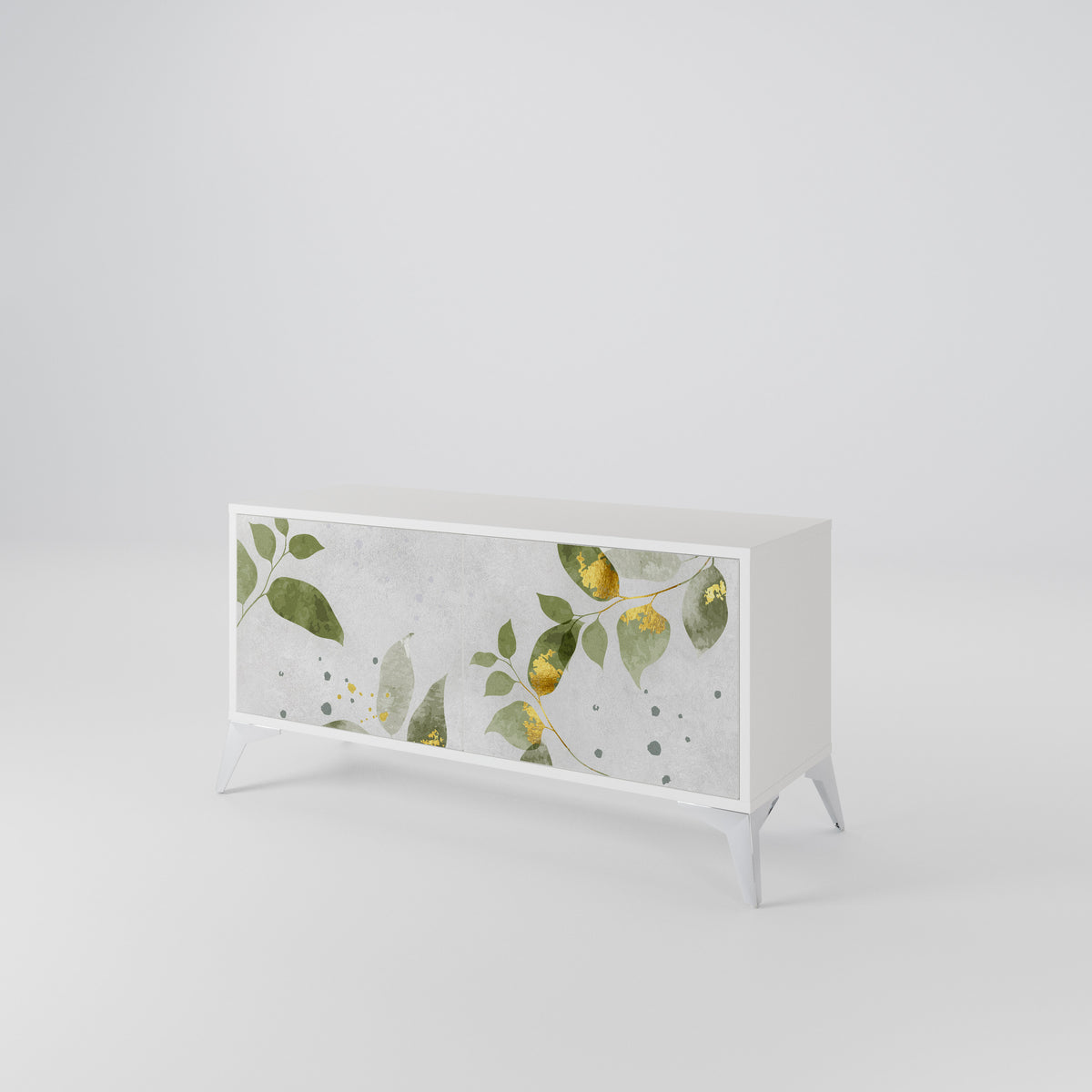 ELEGANT BOTANICS Compact 2-Door TV Cabinet