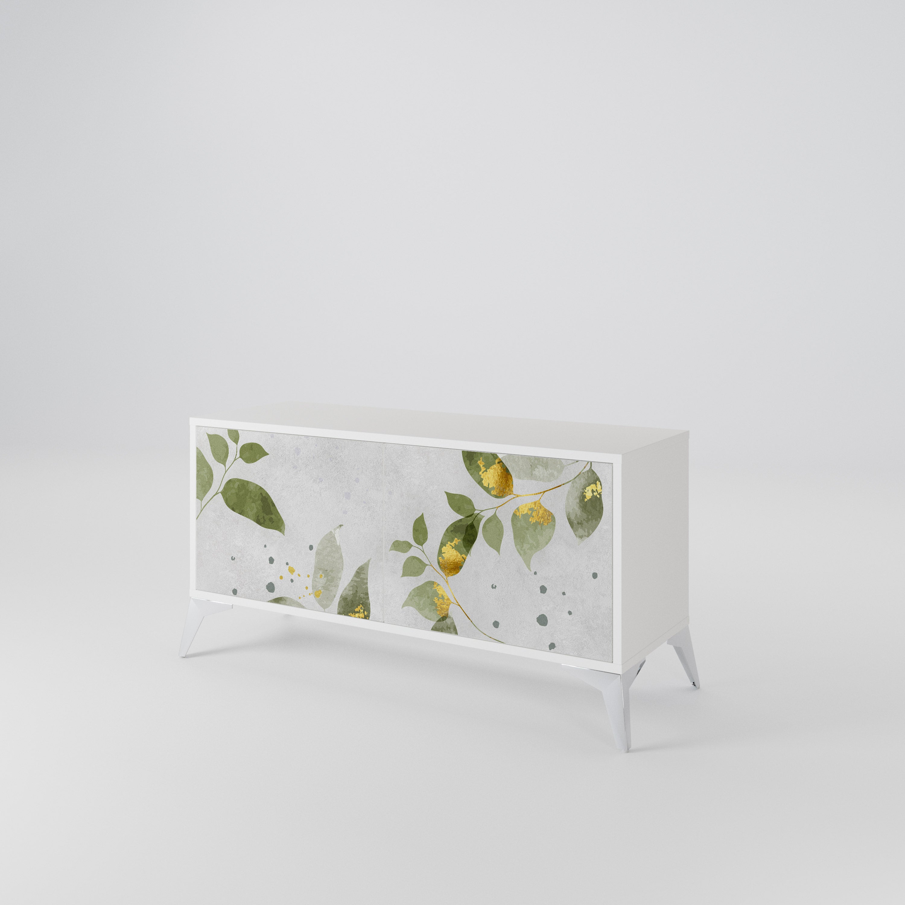 ELEGANT BOTANICS Compact 2-Door TV Cabinet