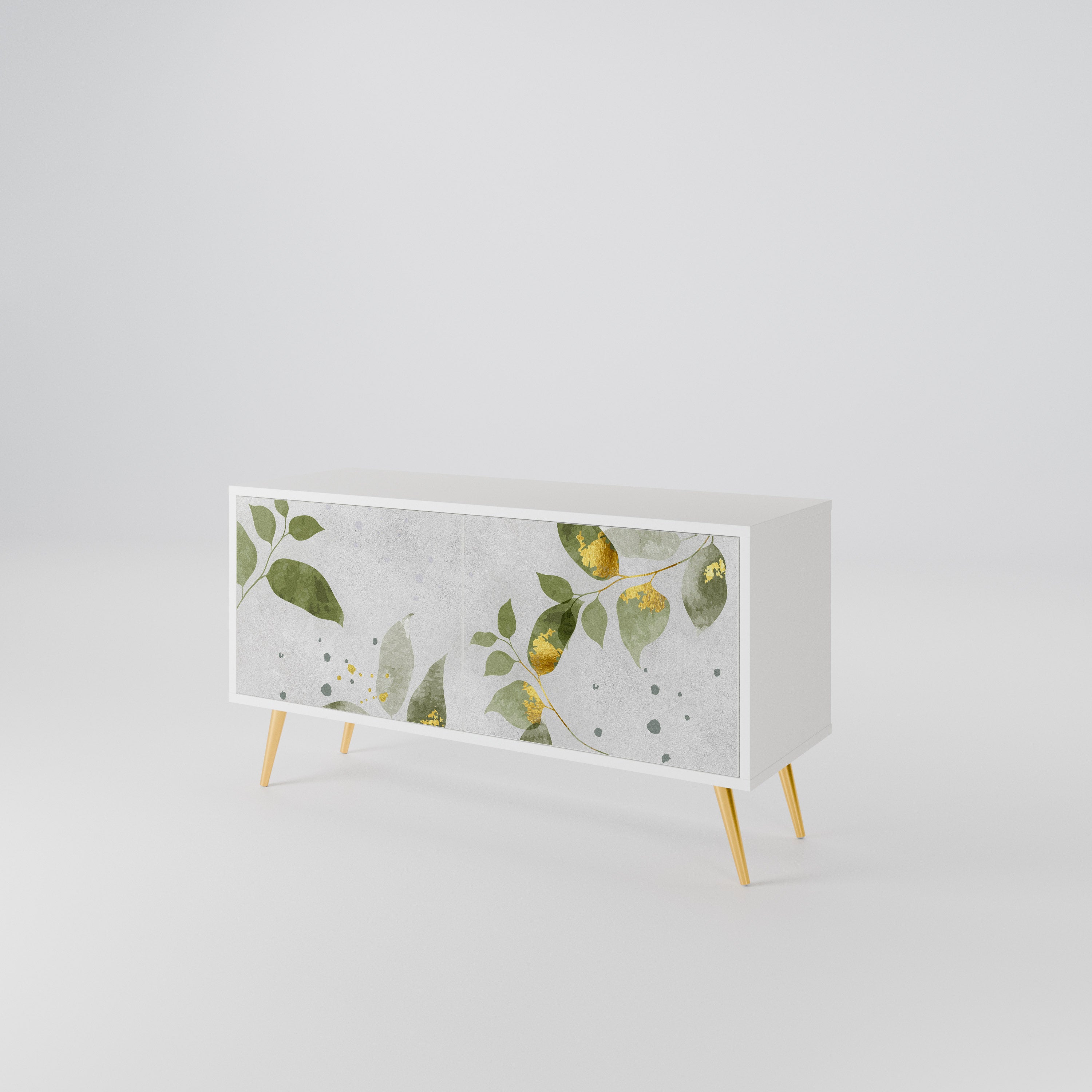 ELEGANT BOTANICS Compact 2-Door TV Cabinet