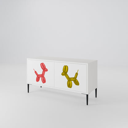 CHILDHOOD MEMORY Compact 2-Door TV Cabinet