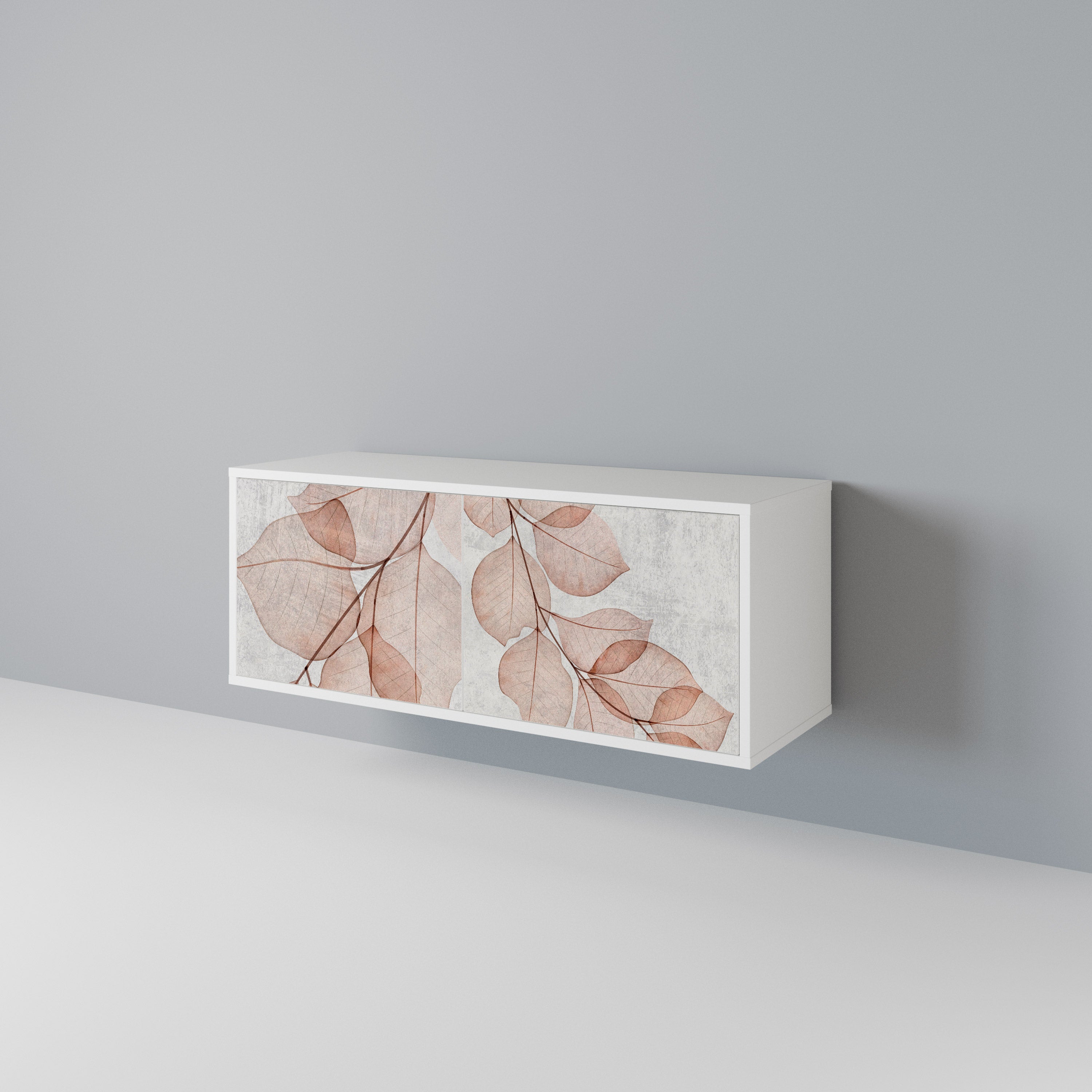 AUTUMN FRAGILITY Compact 2-Door TV Cabinet