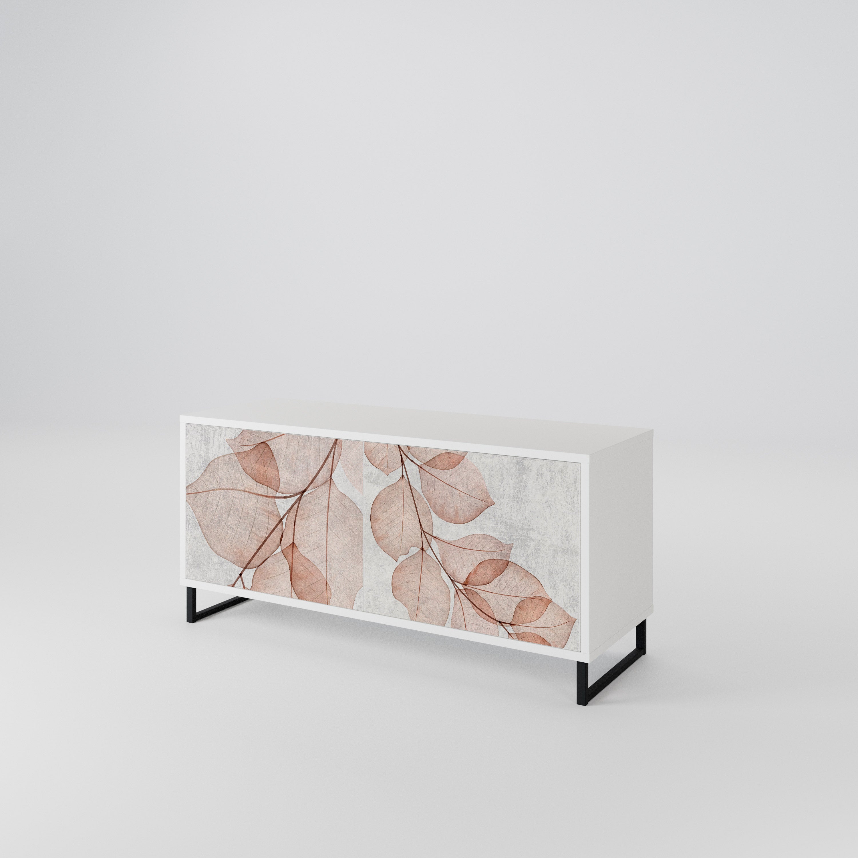 AUTUMN FRAGILITY Compact 2-Door TV Cabinet
