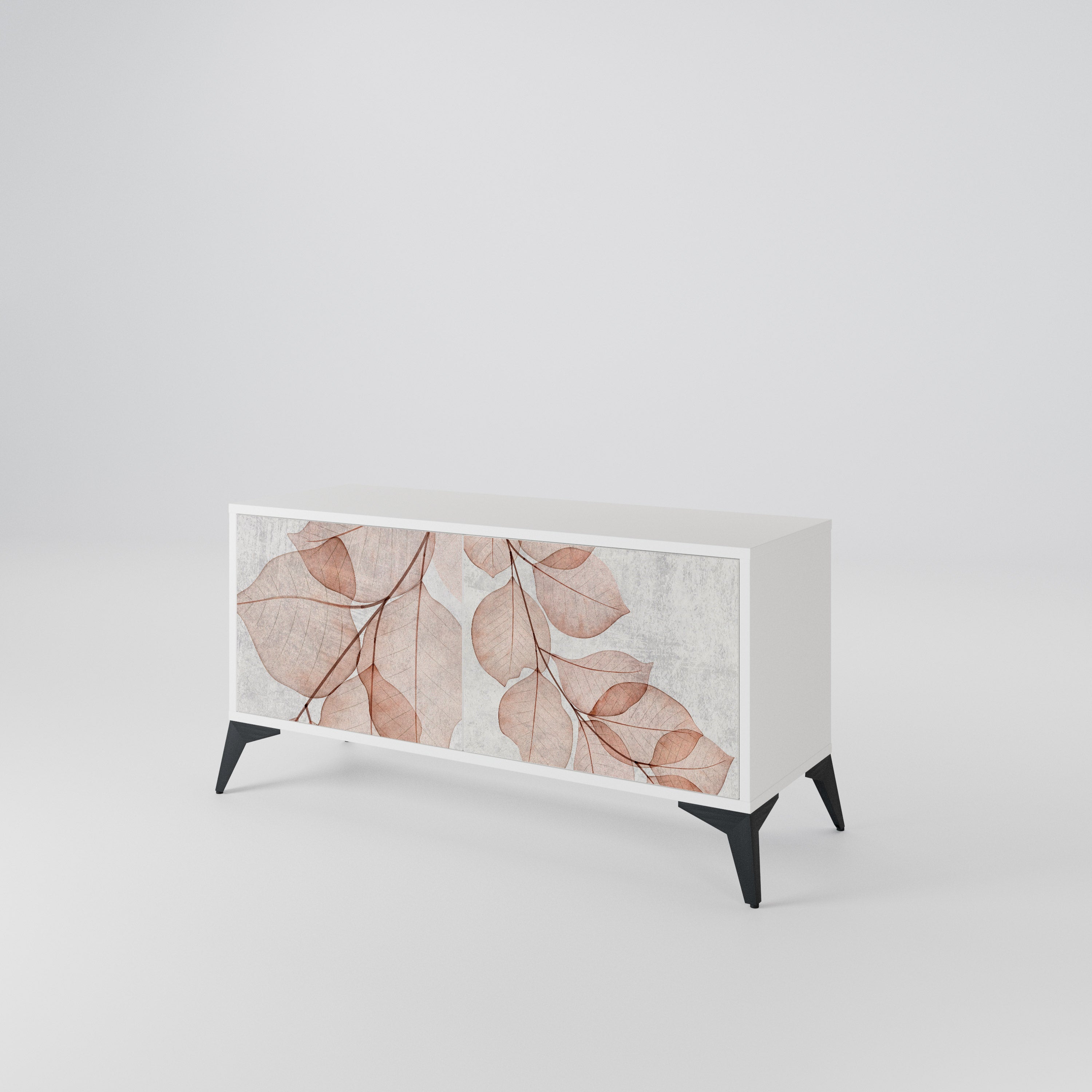 AUTUMN FRAGILITY Compact 2-Door TV Cabinet