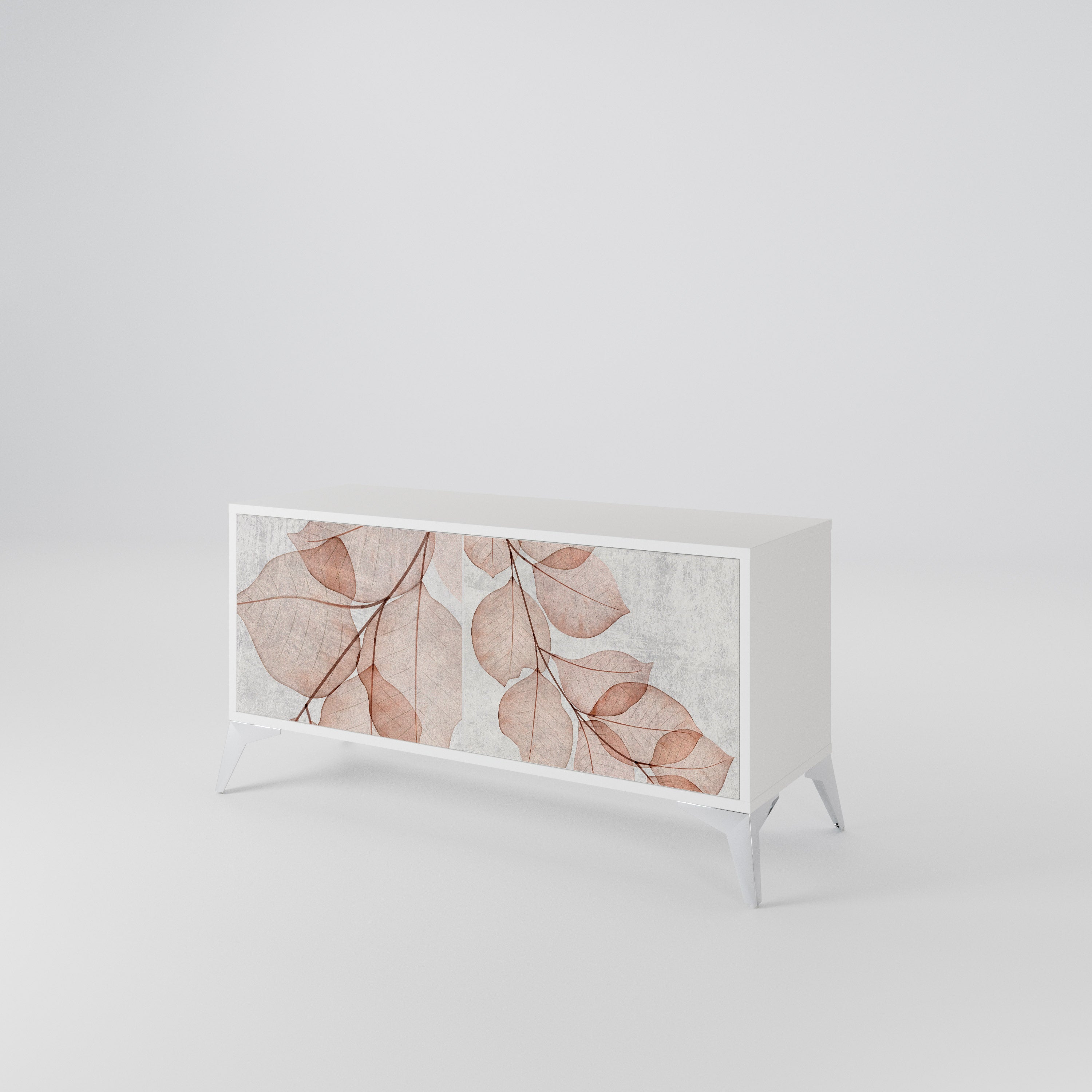 AUTUMN FRAGILITY Compact 2-Door TV Cabinet
