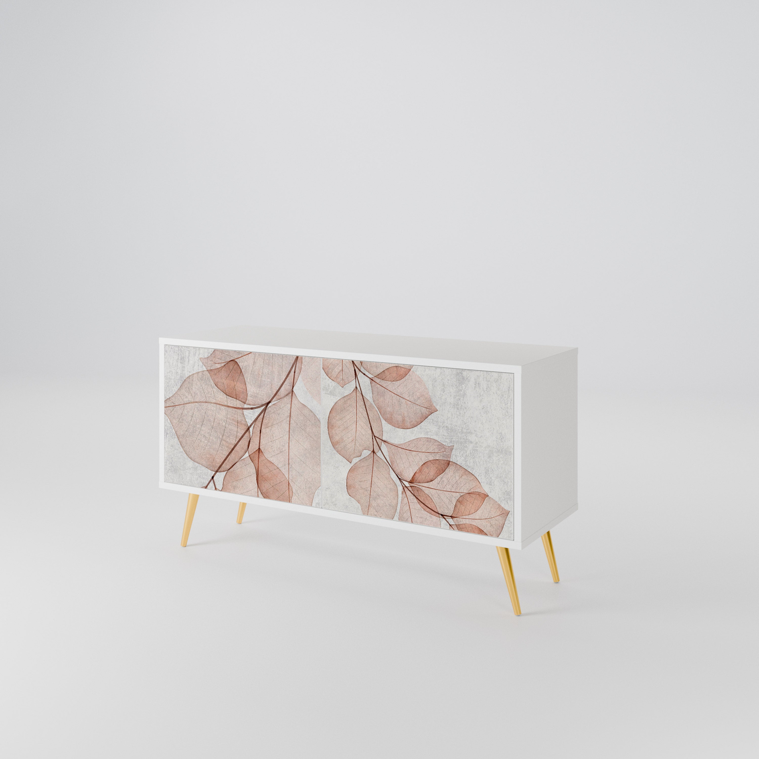 AUTUMN FRAGILITY Compact 2-Door TV Cabinet