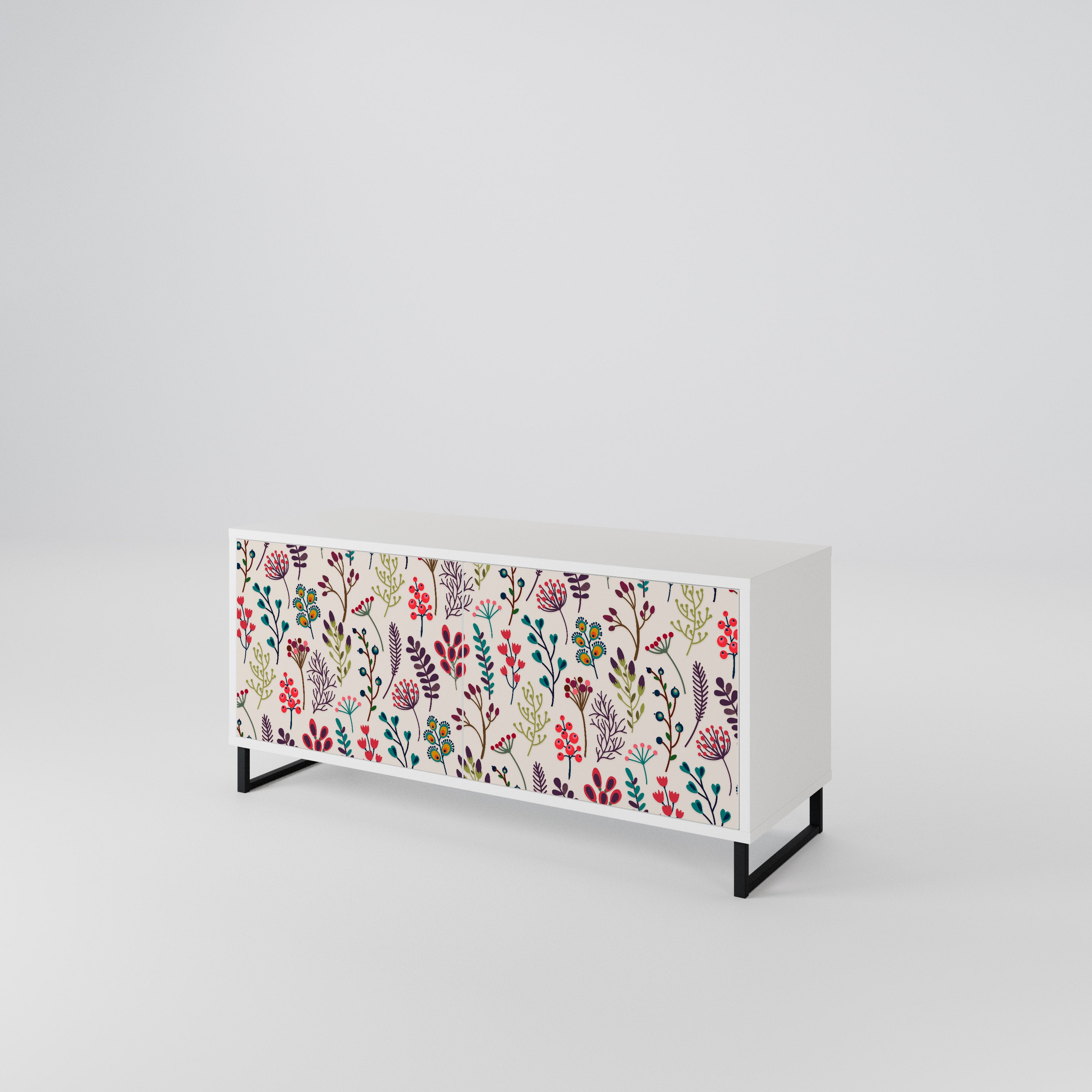 AUTUMN SUNDRIES Compact 2-Door TV Cabinet