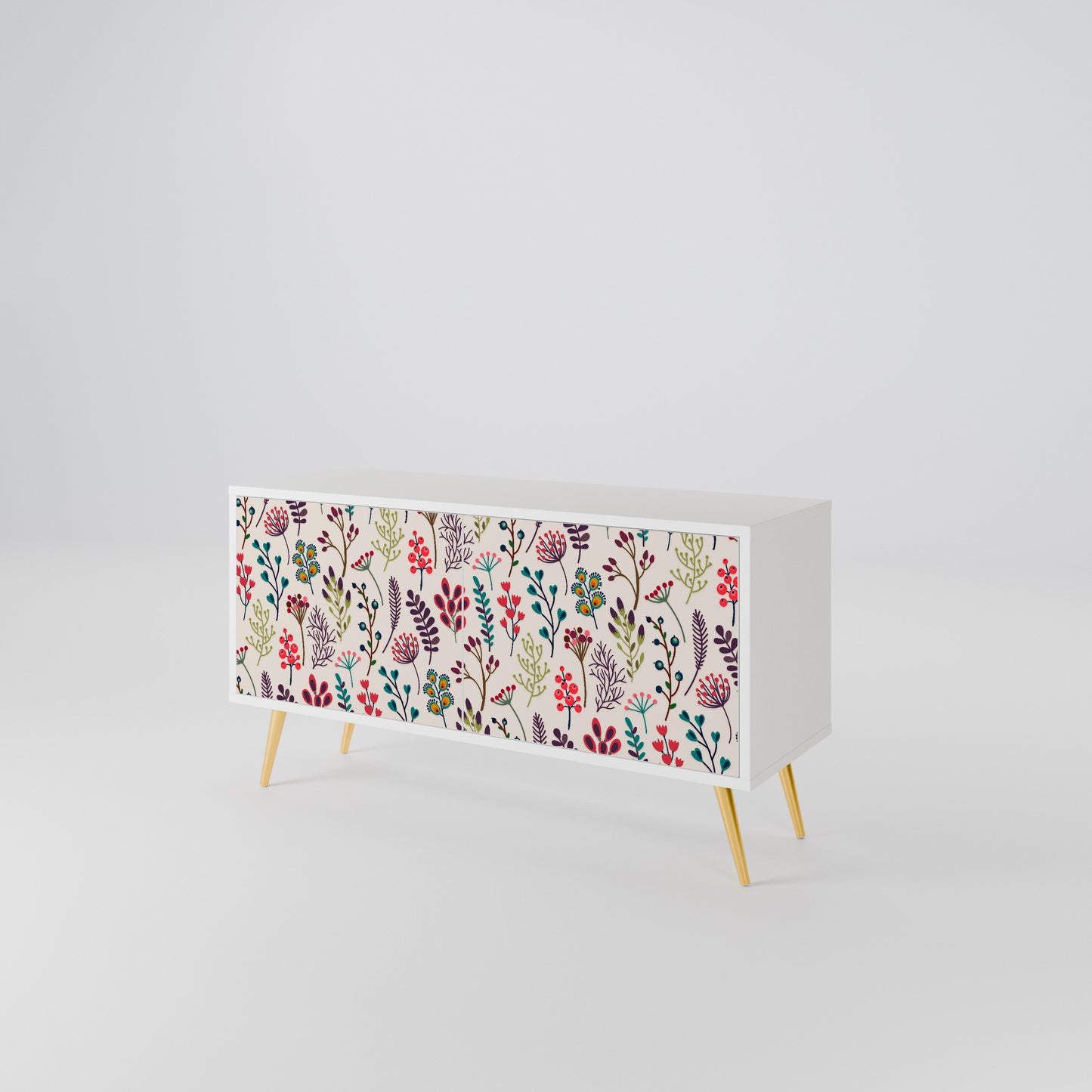 AUTUMN SUNDRIES Compact 2-Door TV Cabinet