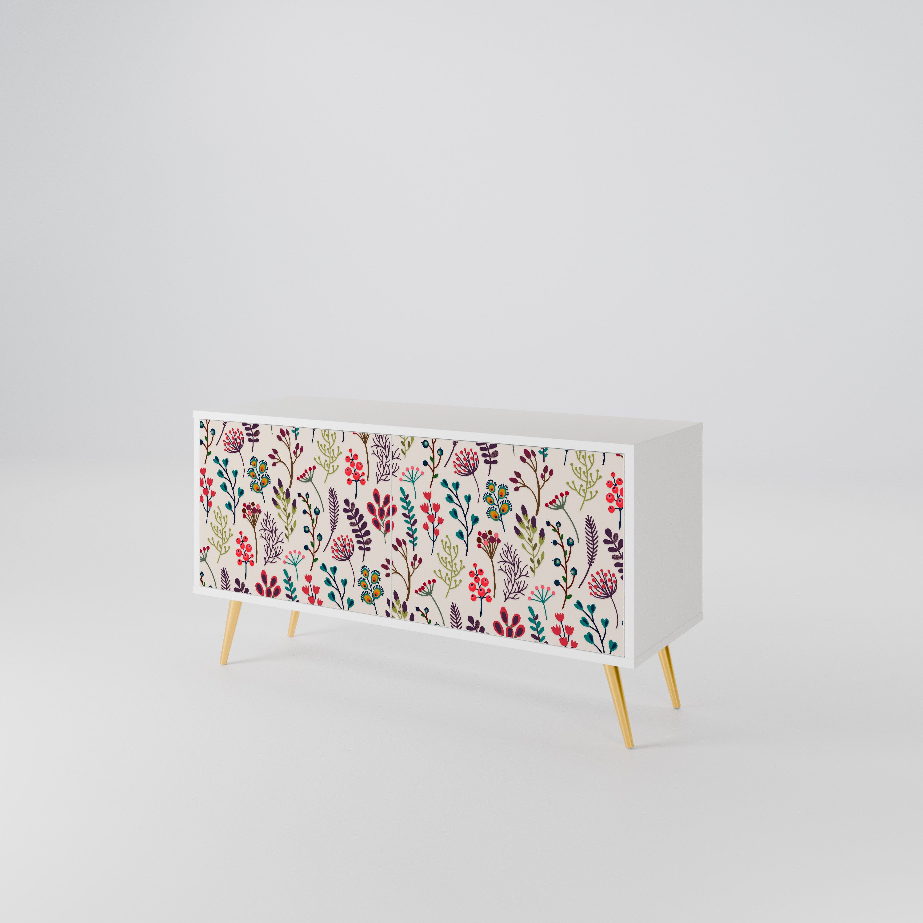 AUTUMN SUNDRIES Compact 2-Door TV Cabinet