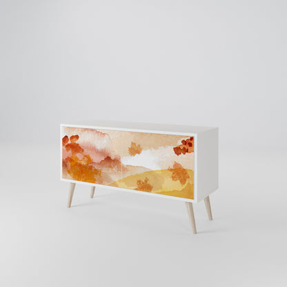 TRACES OF AUTUMN Compact 2-Door TV Cabinet