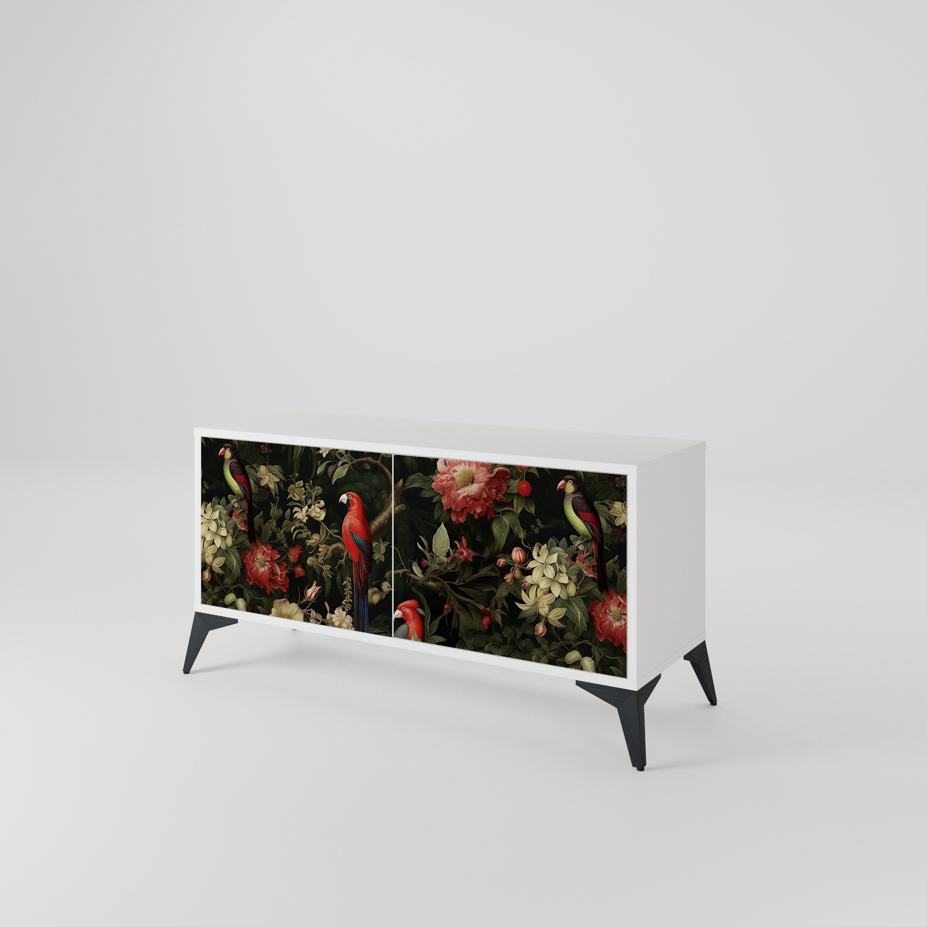 FLORAL FANTASIA Compact 2-Door TV Cabinet