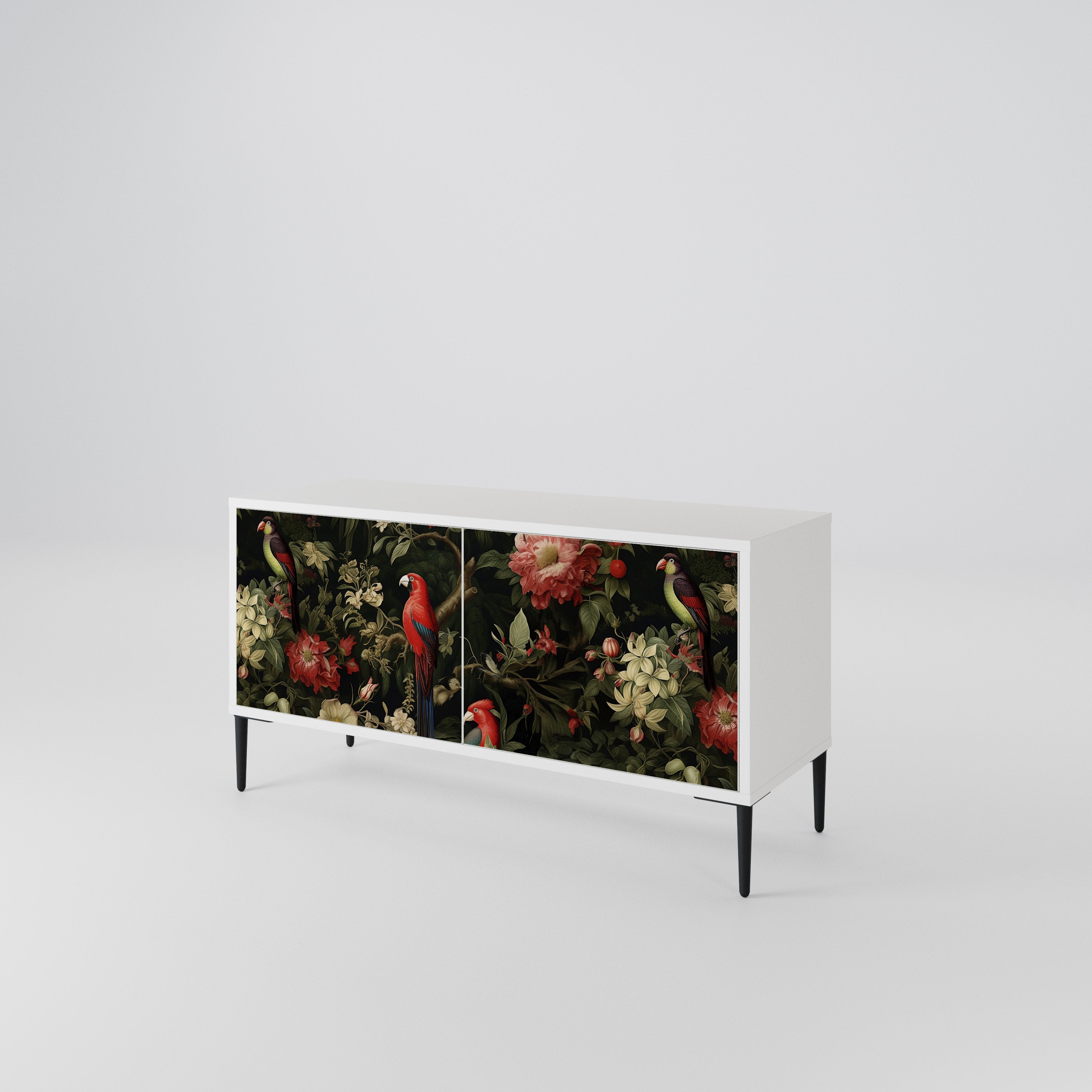FLORAL FANTASIA Compact 2-Door TV Cabinet