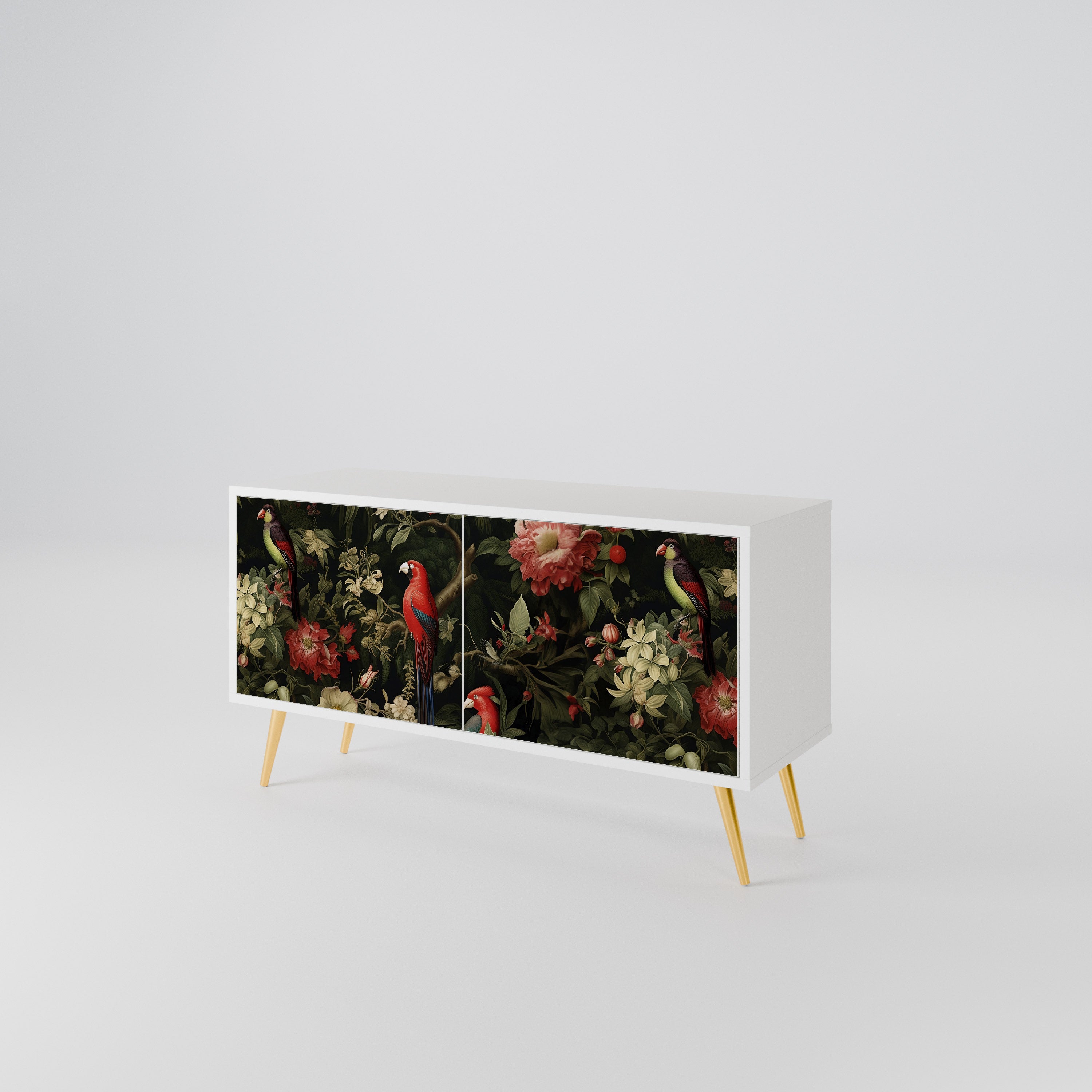 FLORAL FANTASIA Compact 2-Door TV Cabinet