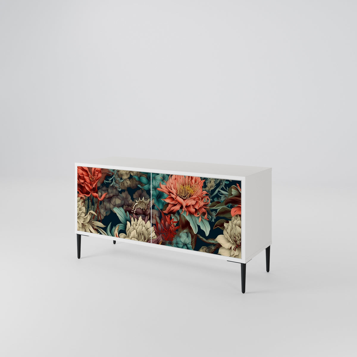 SPROUTING GRACE Compact 2-Door TV Cabinet