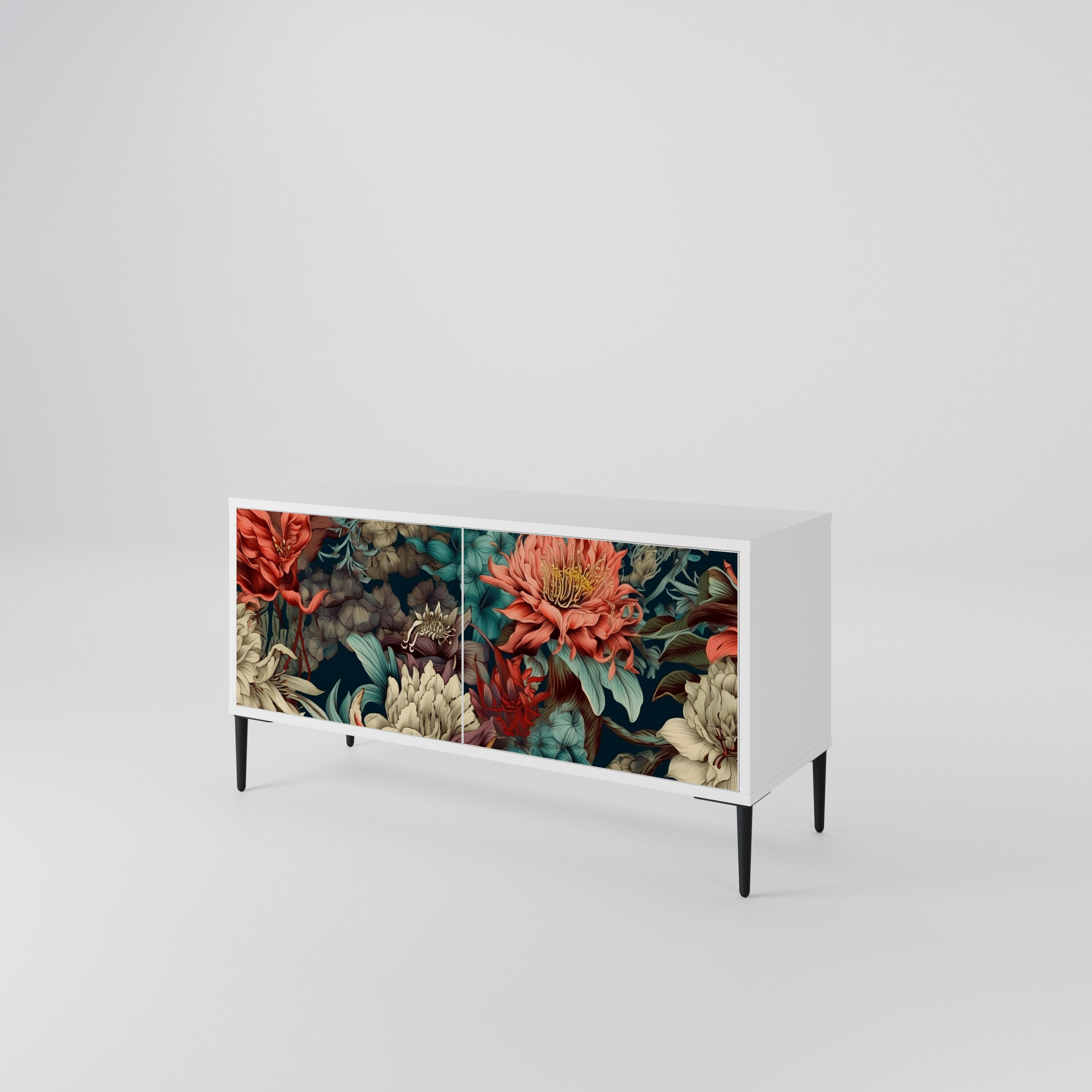 SPROUTING GRACE Compact 2-Door TV Cabinet